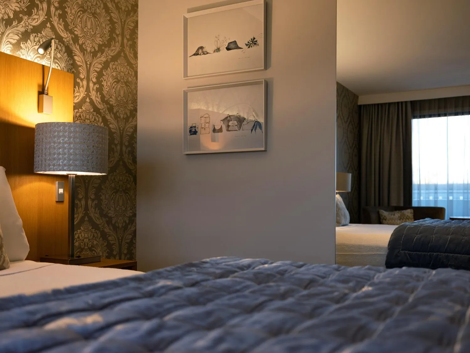 Bed in Porters Boutique Hotel