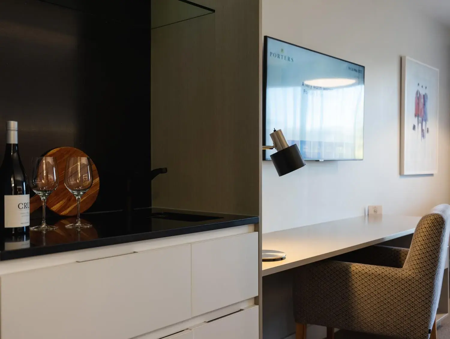 Bedroom in Porters Boutique Hotel Bedroom in Porters Boutique Hotel