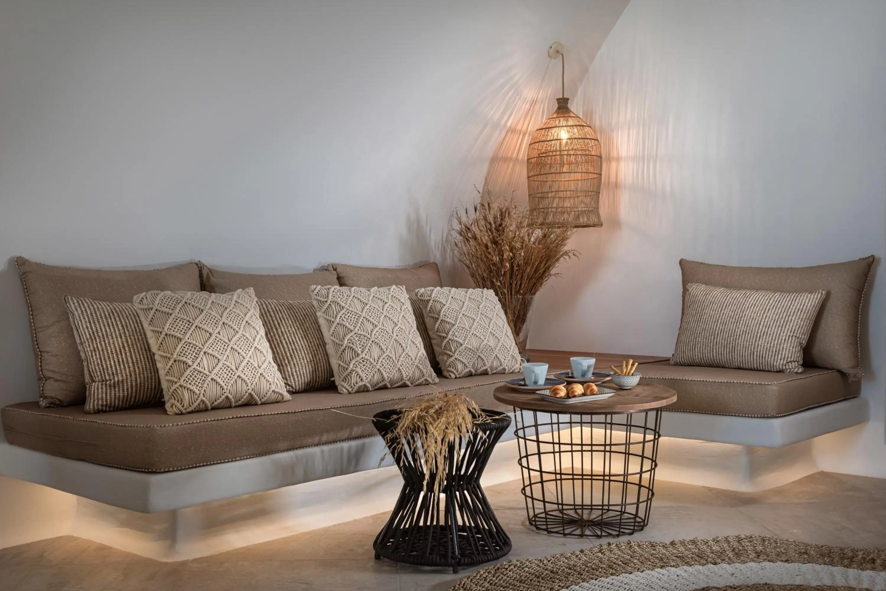 Living room in White Santorini