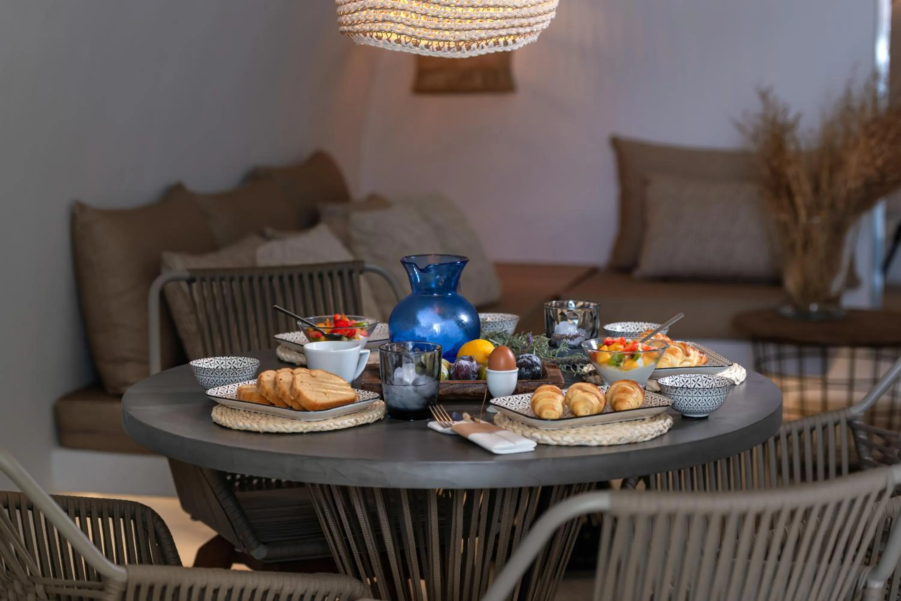 Dining area in White Santorini