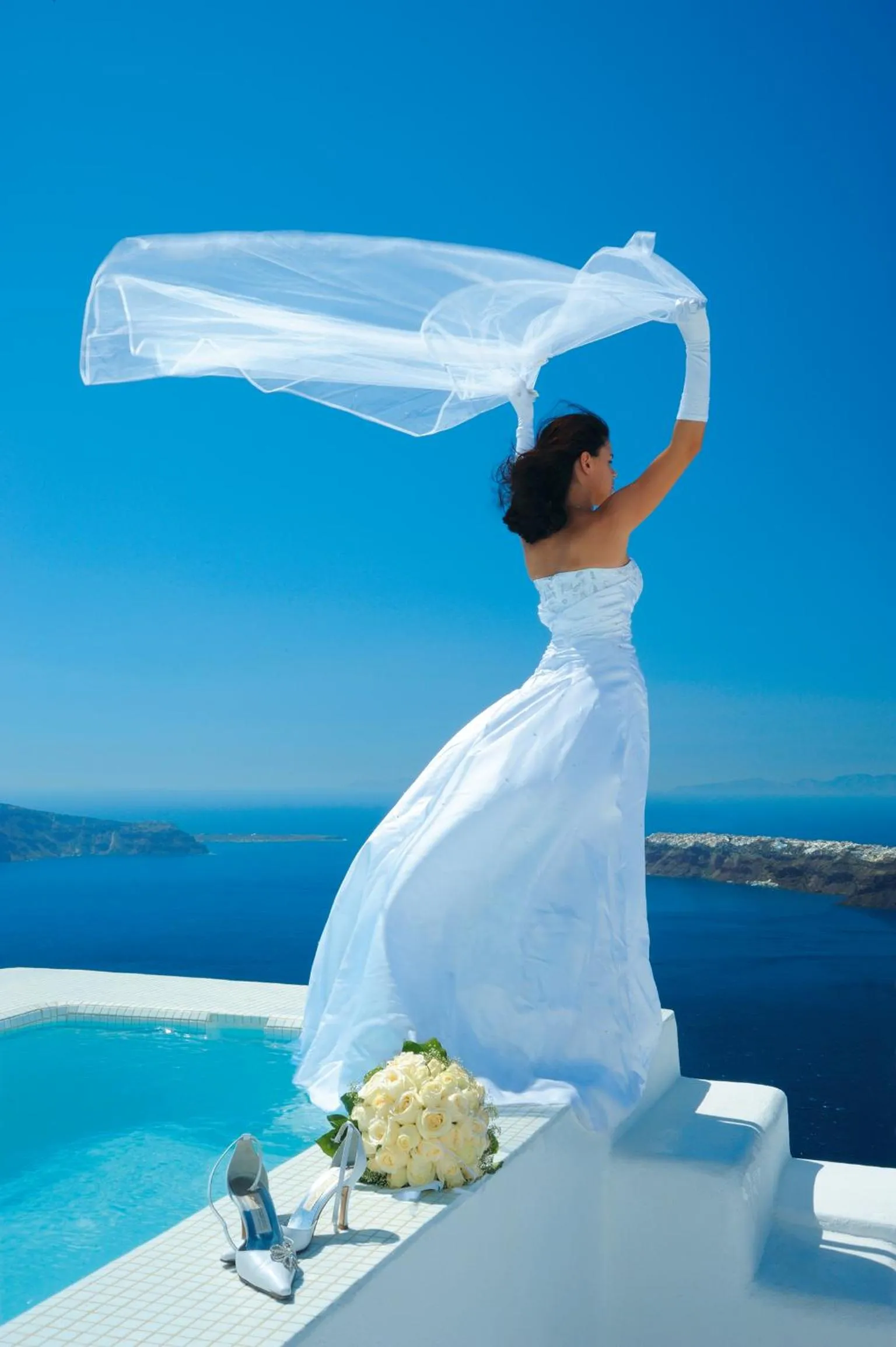 Balcony/Terrace in White Santorini