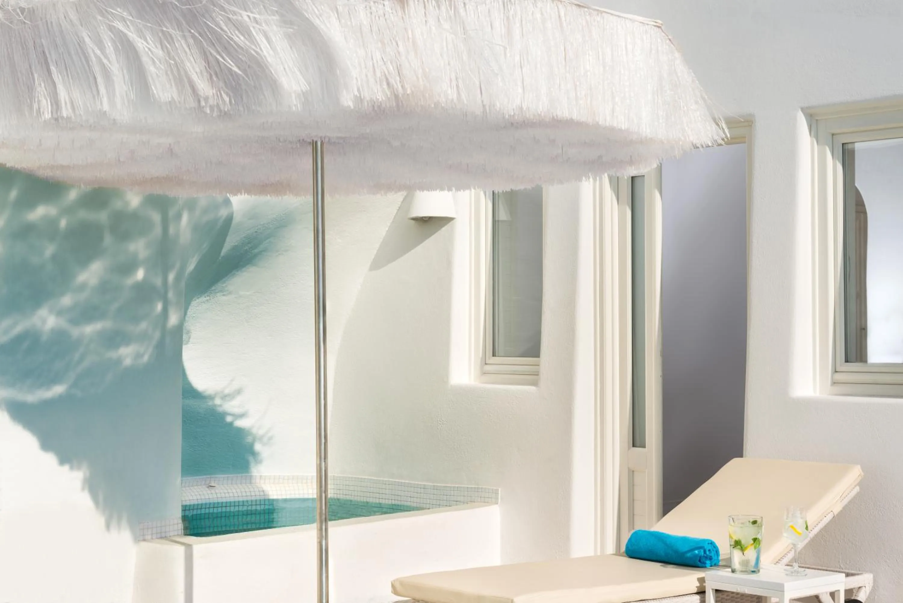 Hot Tub in White Santorini