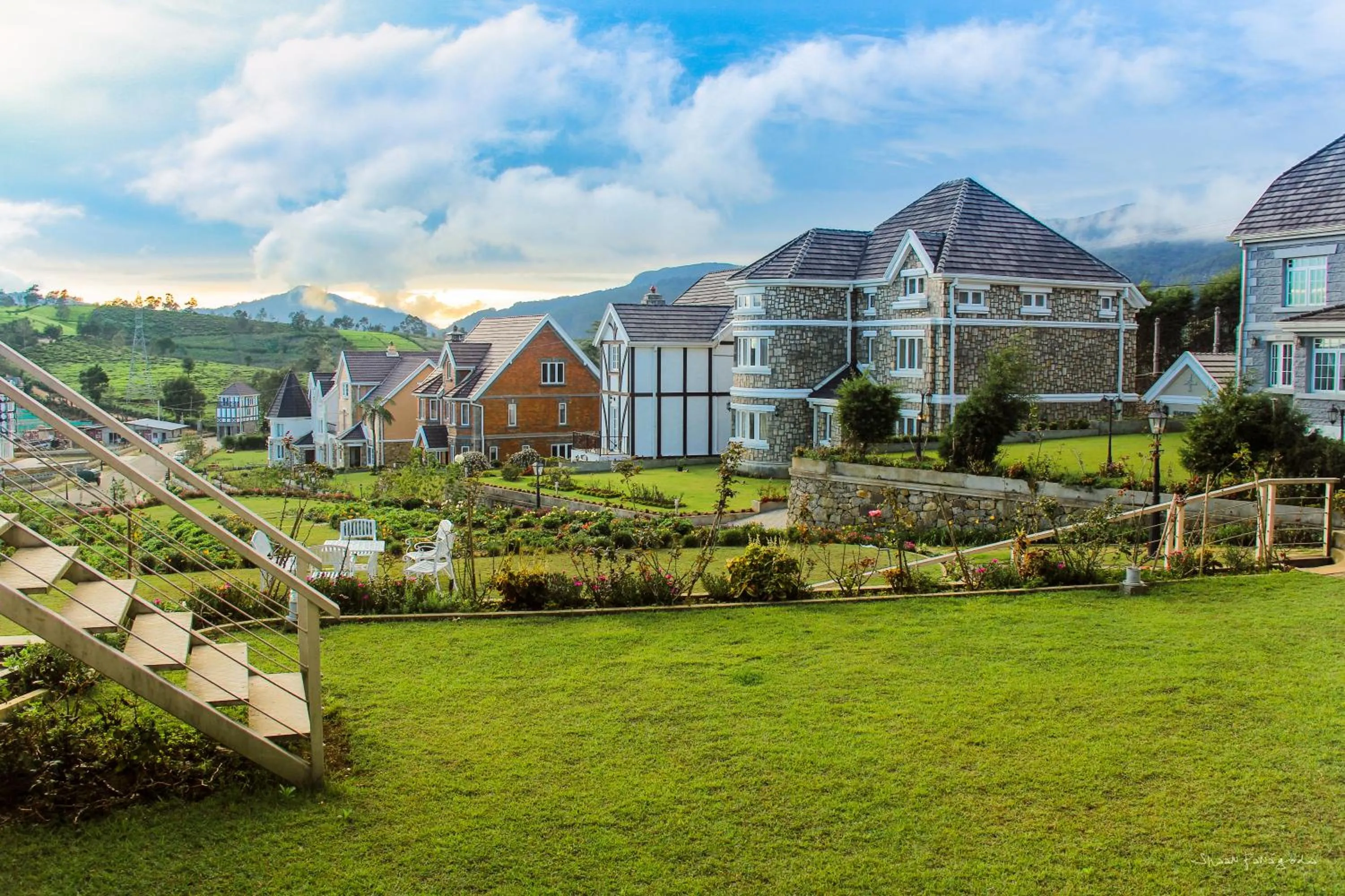 Day, Garden in Little England by Celeste