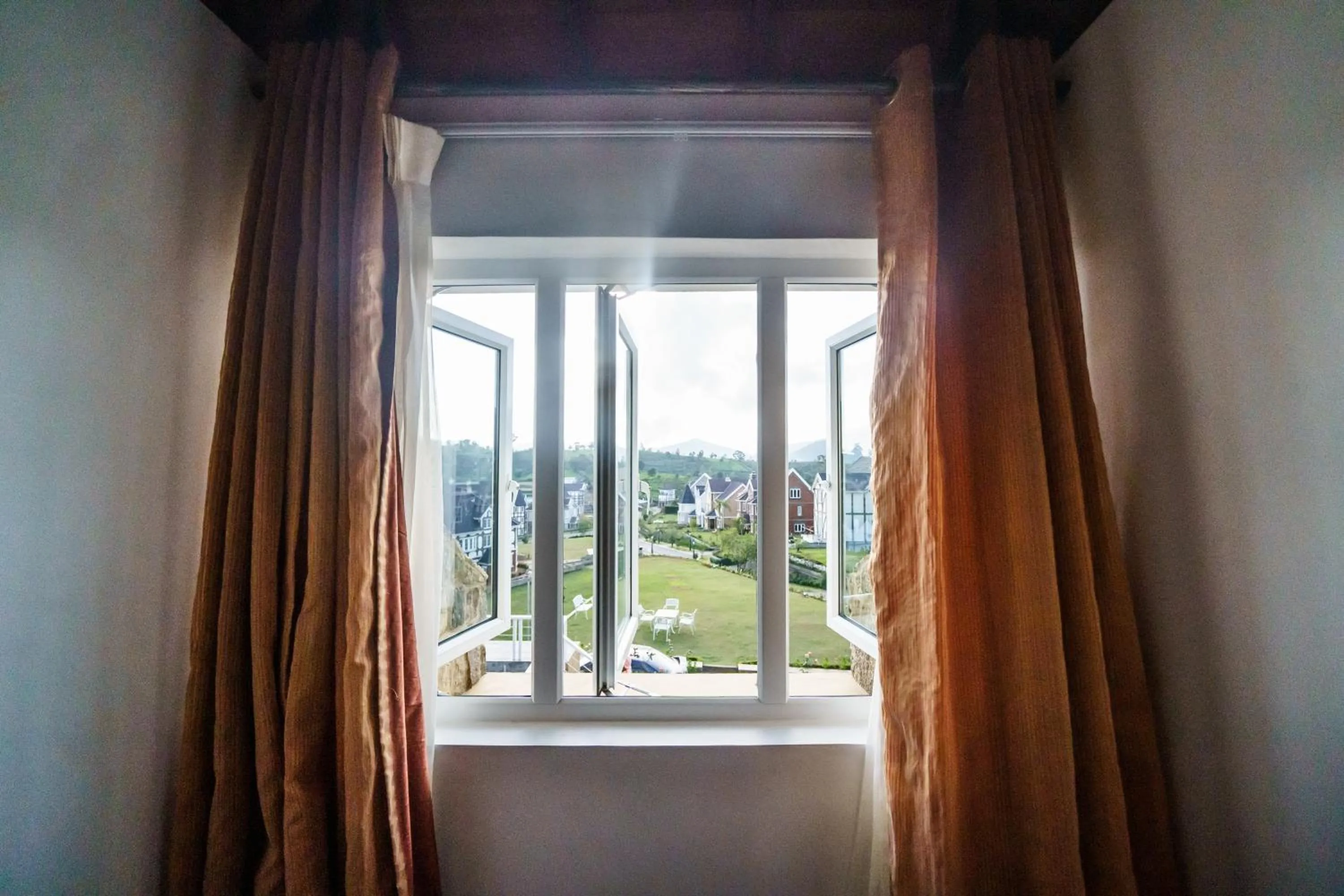 Garden view, View in Little England by Celeste