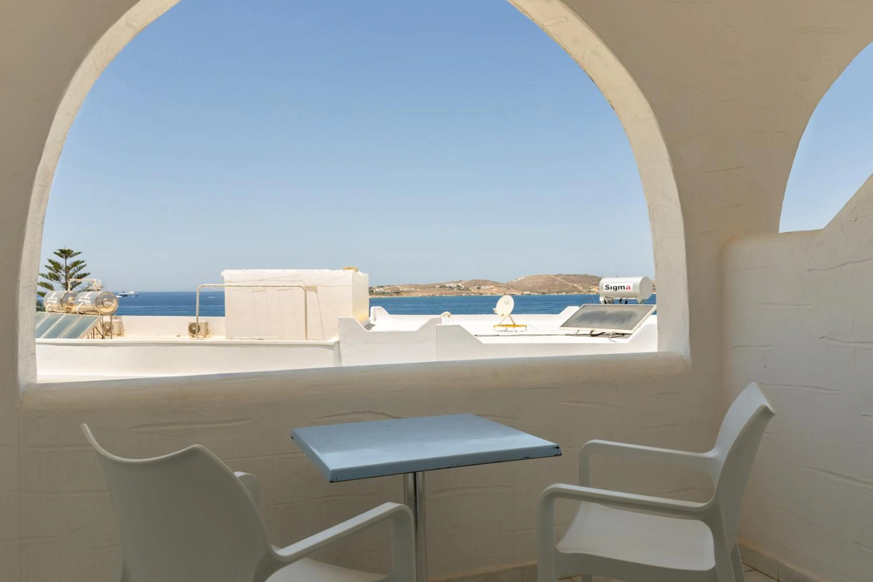 Balcony/Terrace in Stratos Apartments & Studios