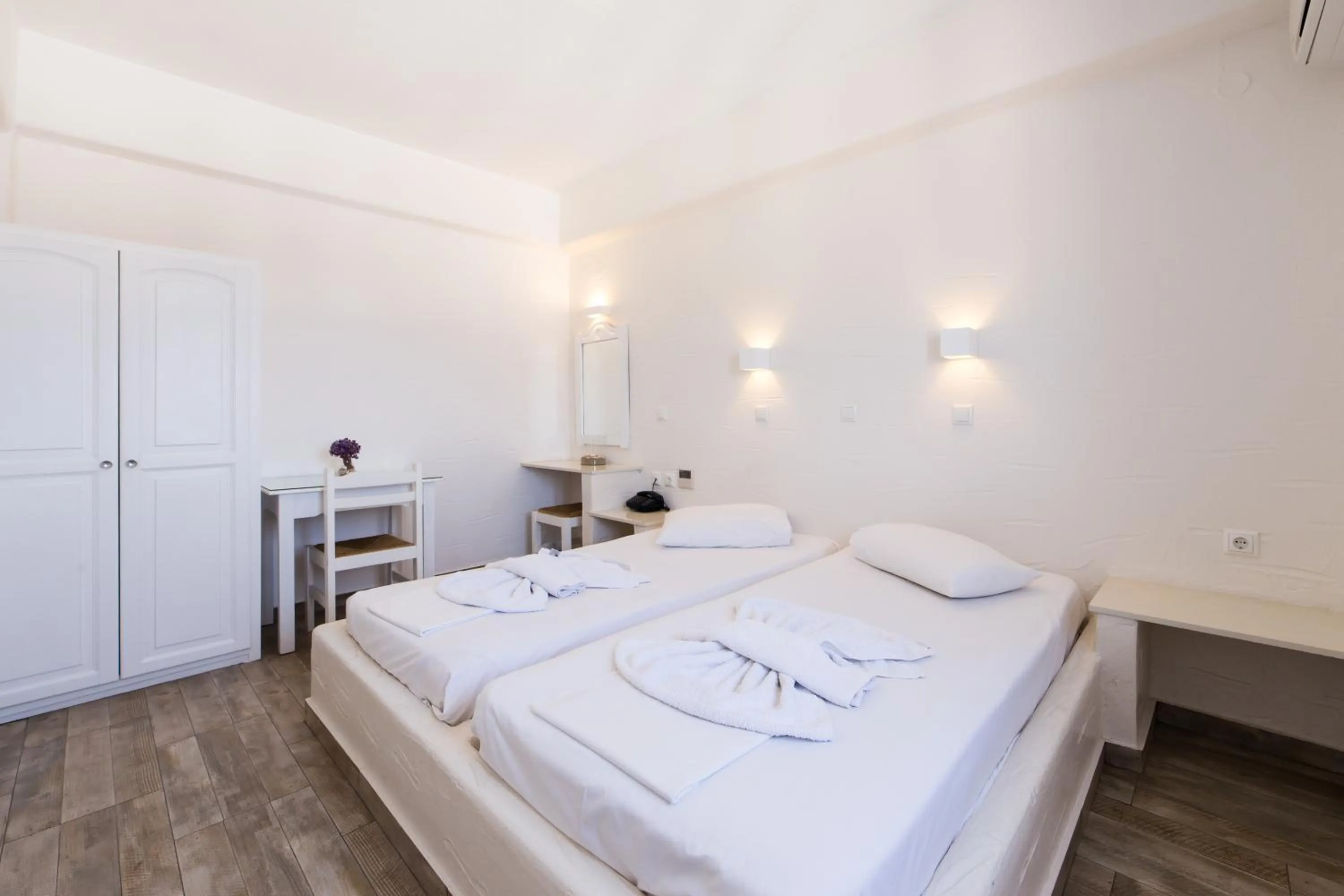 Bedroom in Stratos Apartments & Studios