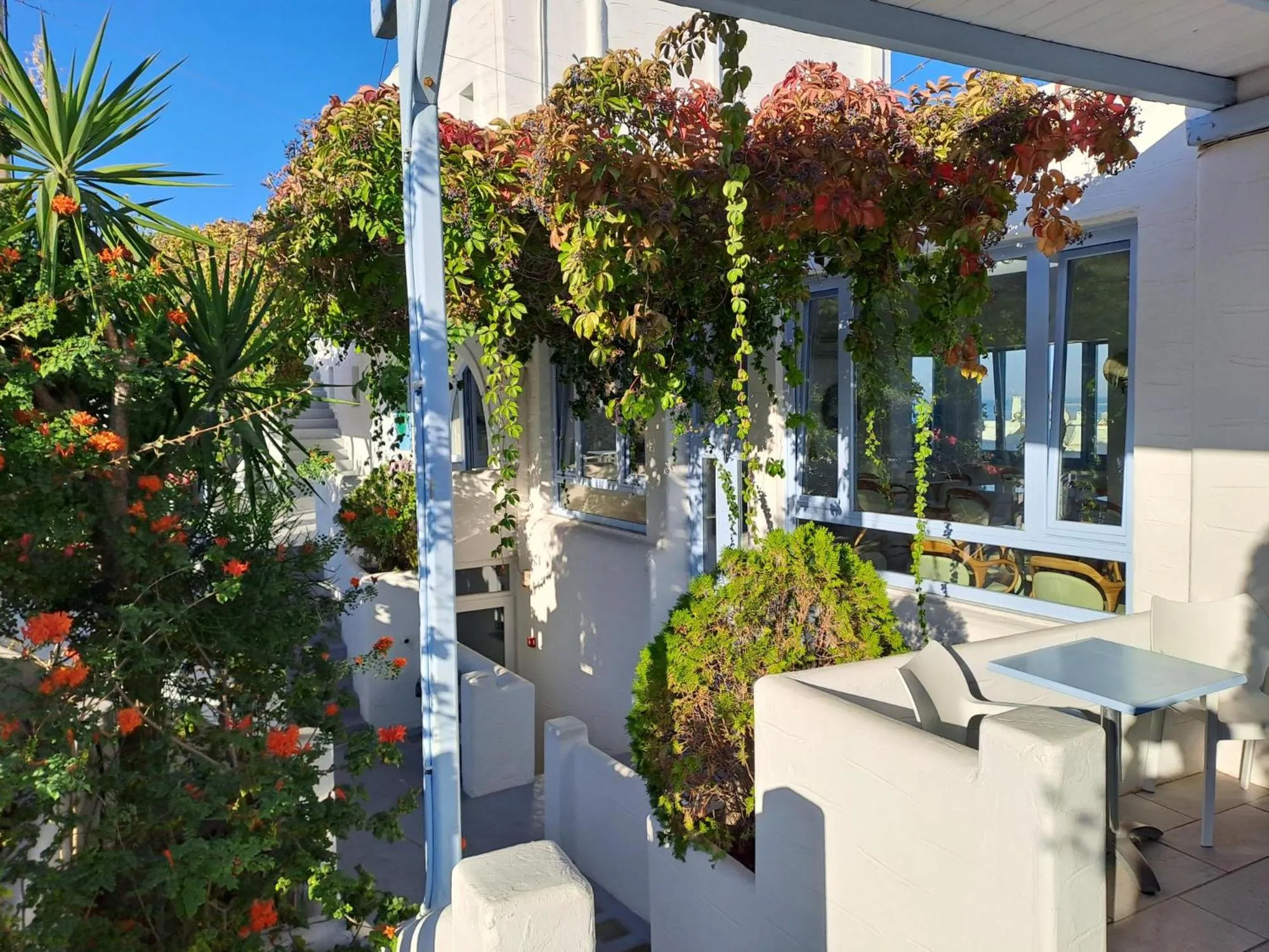 Garden in Stratos Apartments & Studios