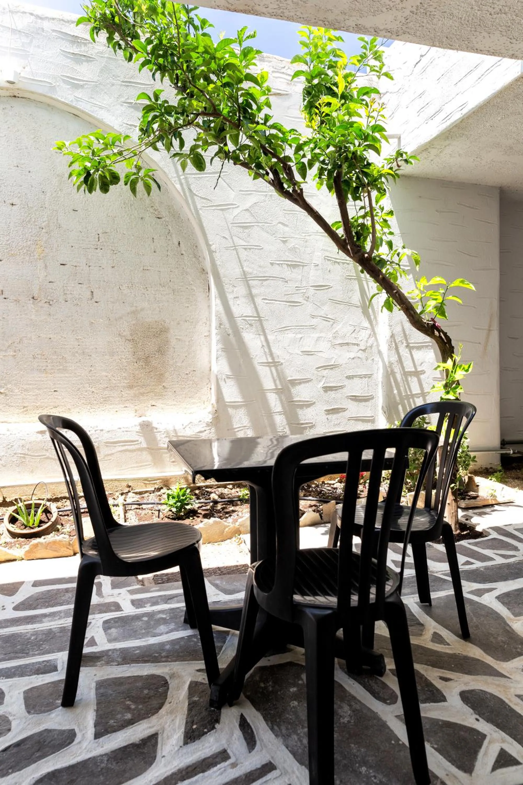 Garden in Stratos Apartments & Studios