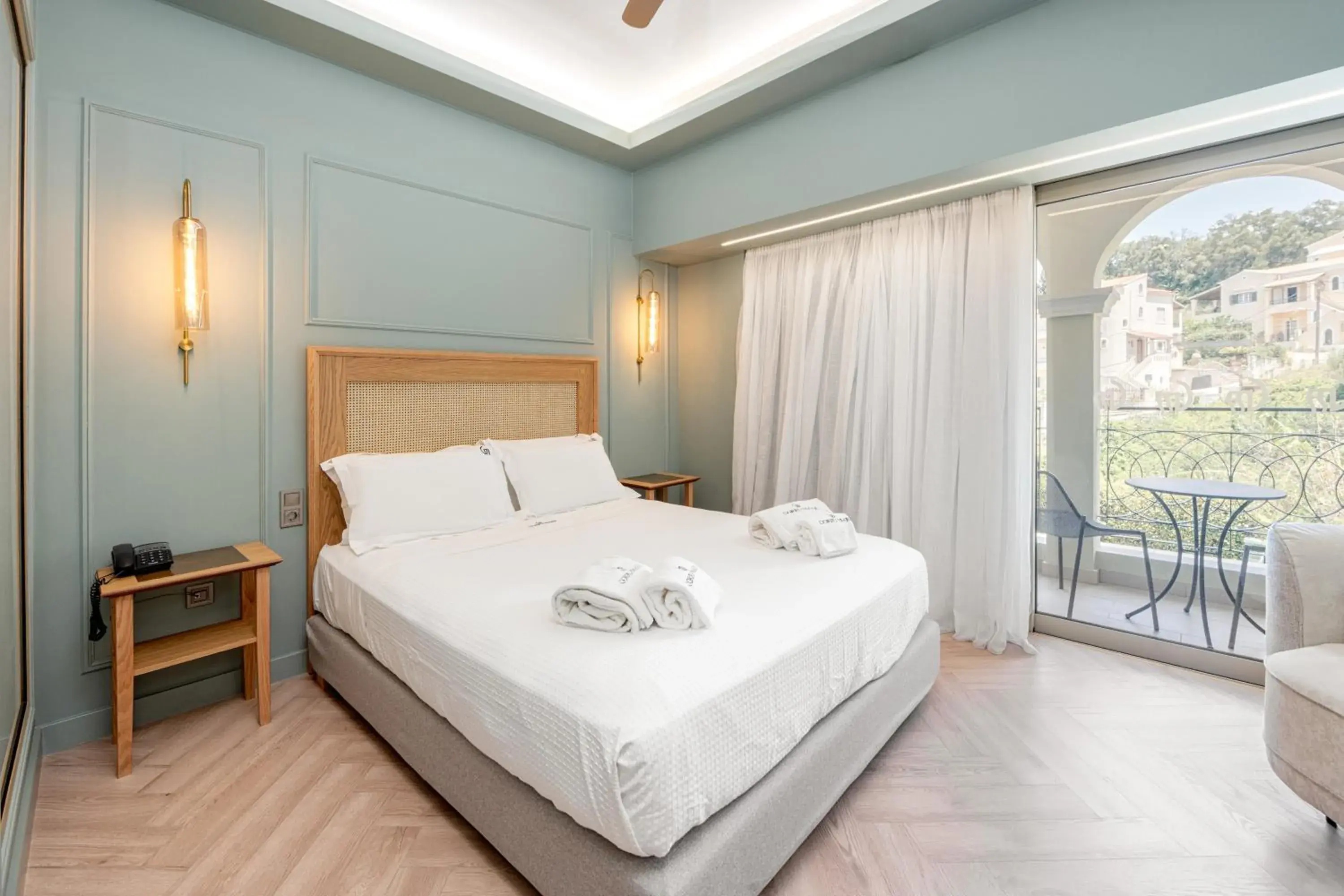 Bedroom, Bed in Corfu Mare Boutique Hotel -Adults only Bedroom, Bed in Corfu Mare Boutique Hotel -Adults only