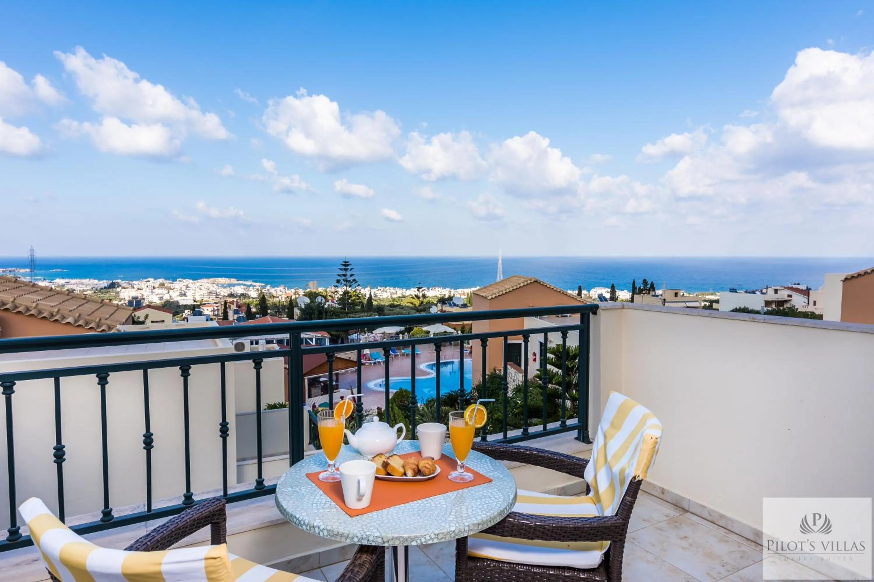 Balcony/Terrace in Pilot's Villas Luxury Suites
