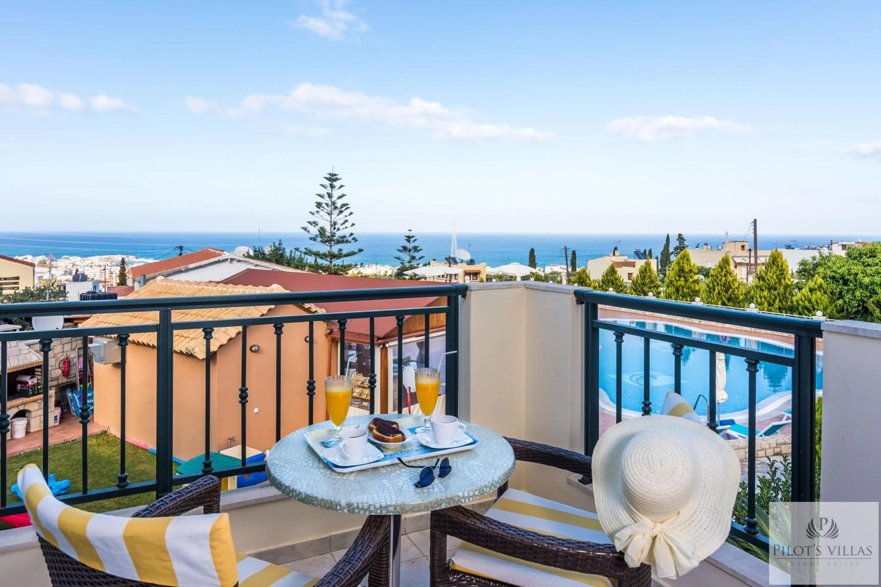 Balcony/Terrace in Pilot's Villas Luxury Suites