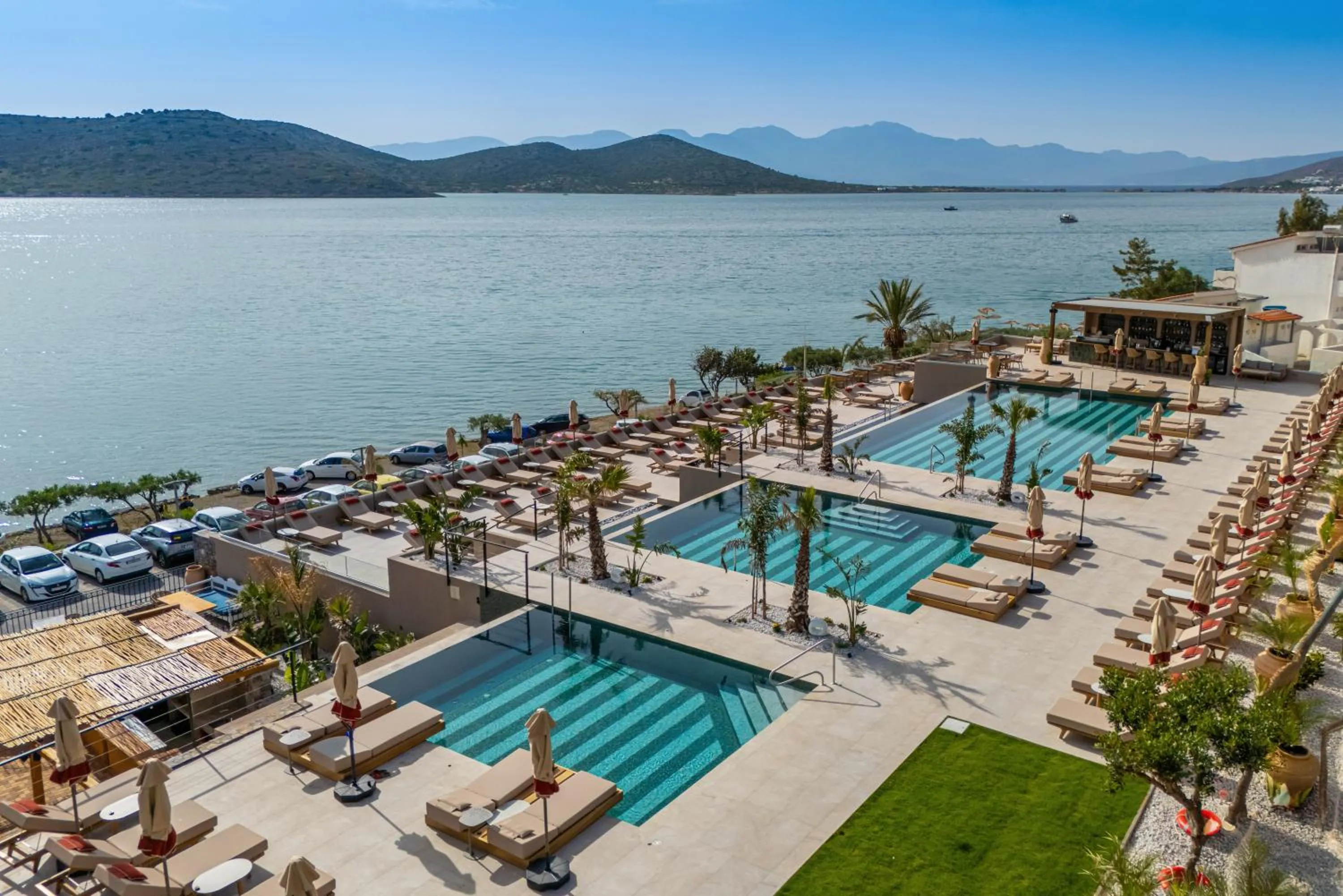 Pool view in Enorme Infinity Elounda - Adults Only