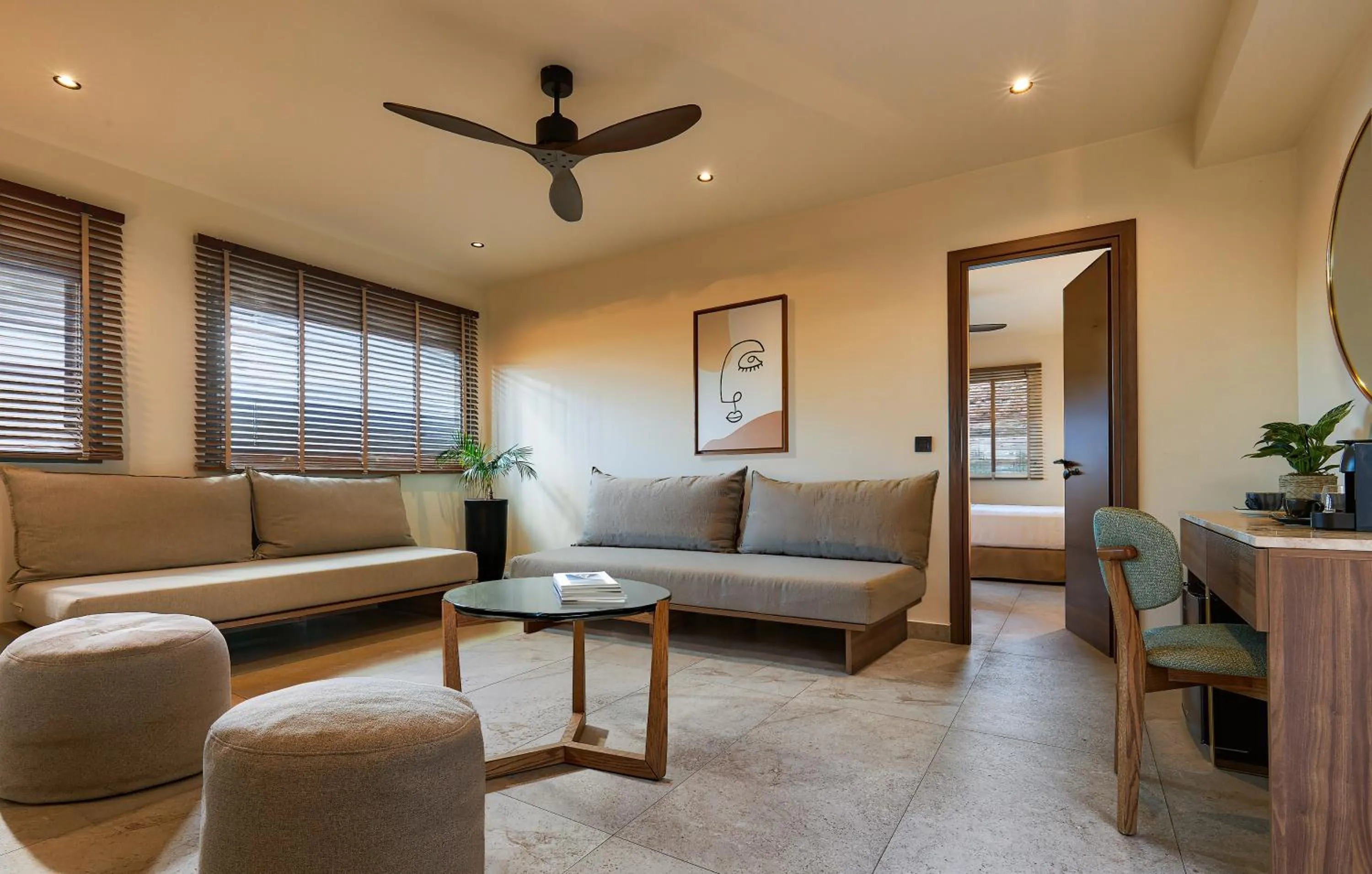 Living room in Enorme Infinity Elounda - Adults Only