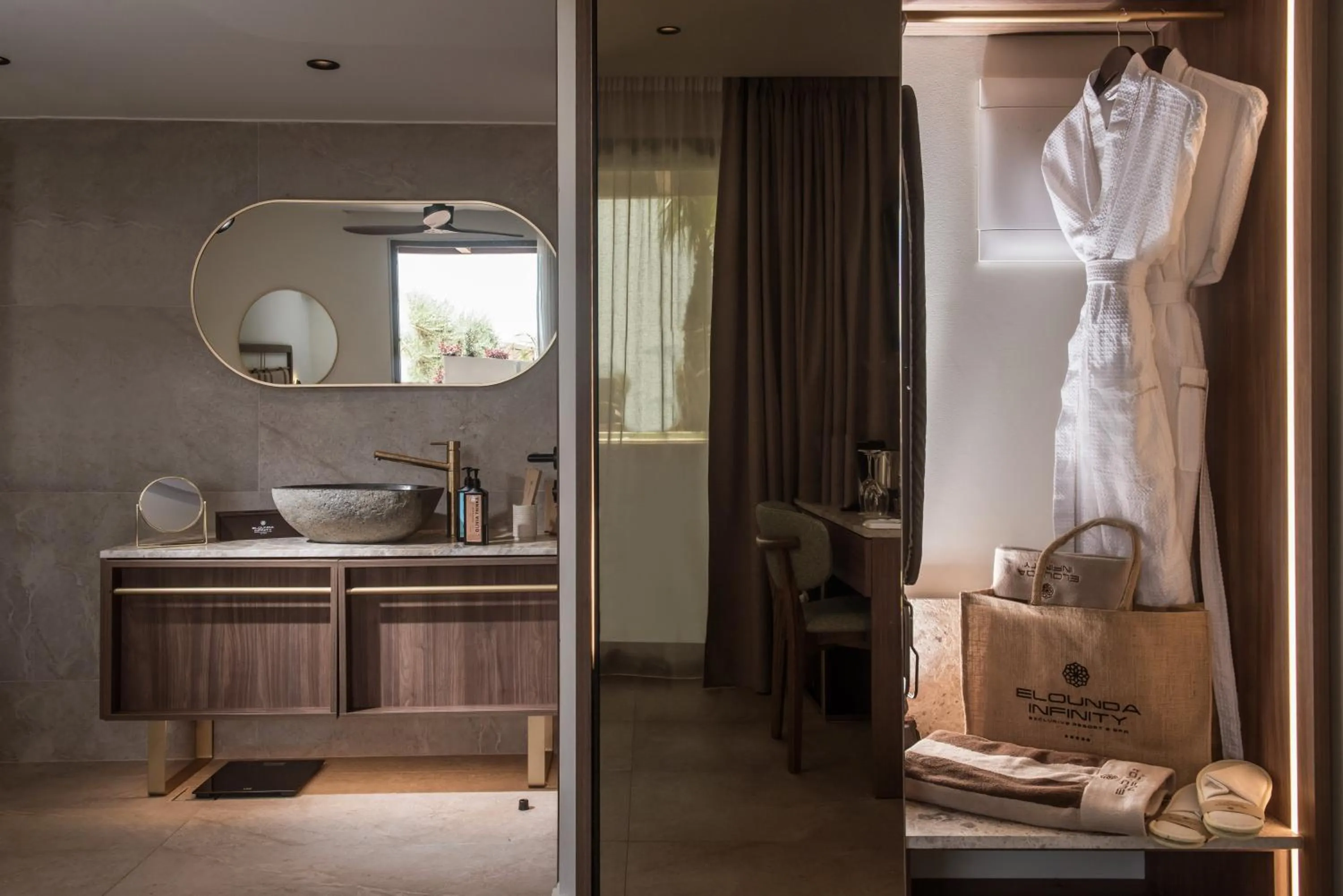 Garden view in Enorme Infinity Elounda - Adults Only