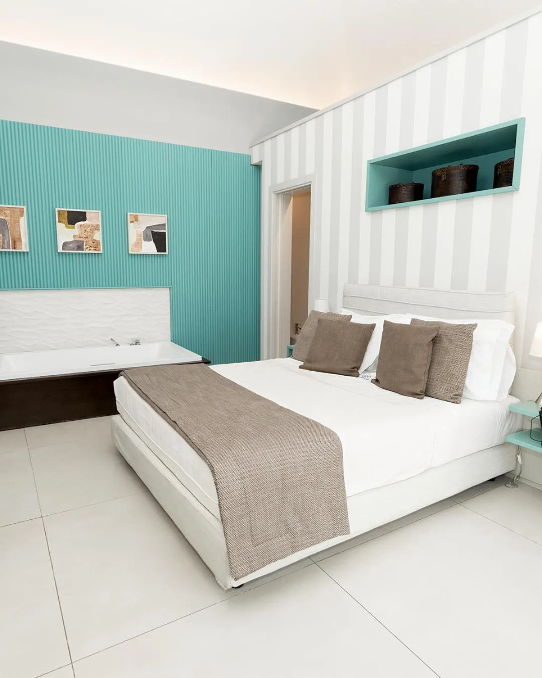 Bed in Villa Gervasio Rooms