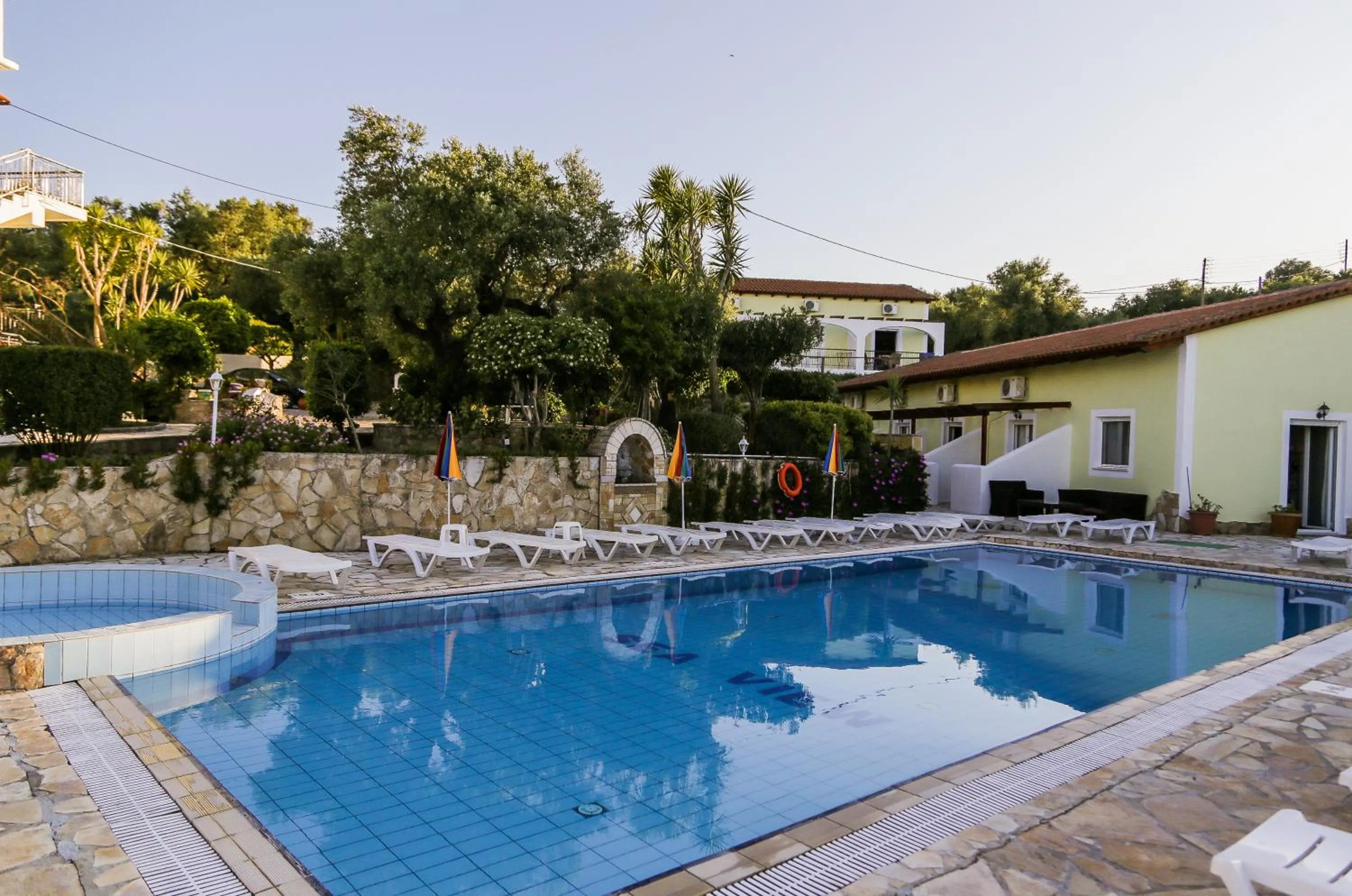 Swimming pool in Seaview Apartments Tsilivi