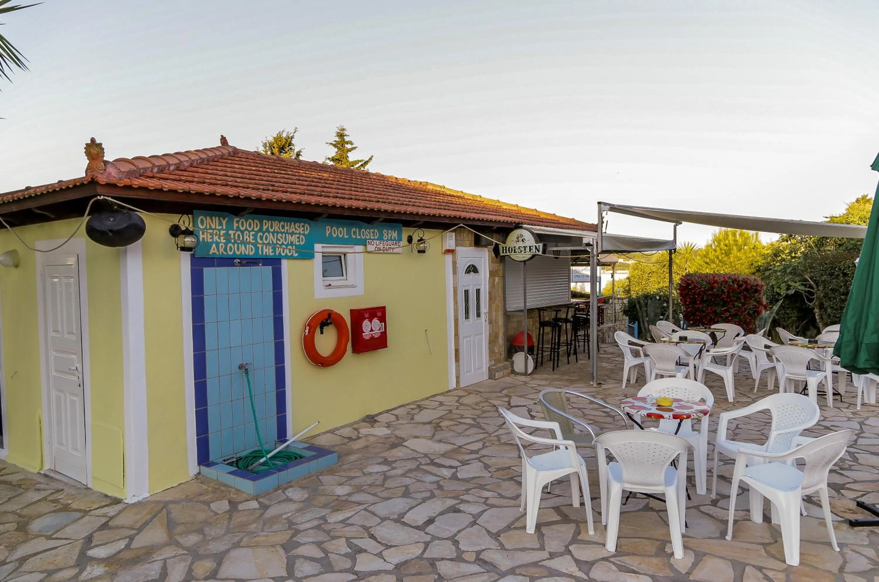 Food and drinks in Seaview Apartments Tsilivi