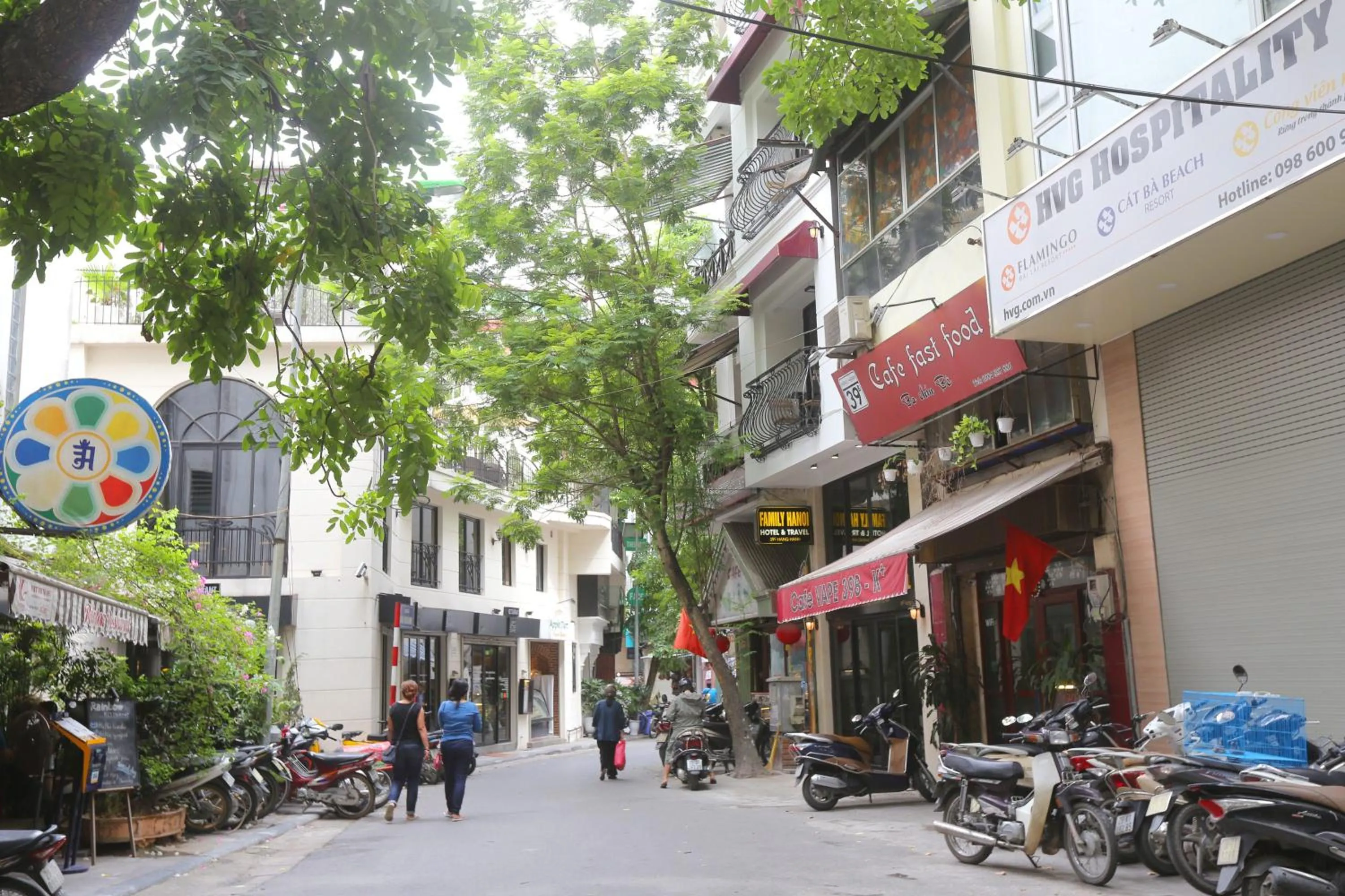 Property building in Family Hanoi Hotel