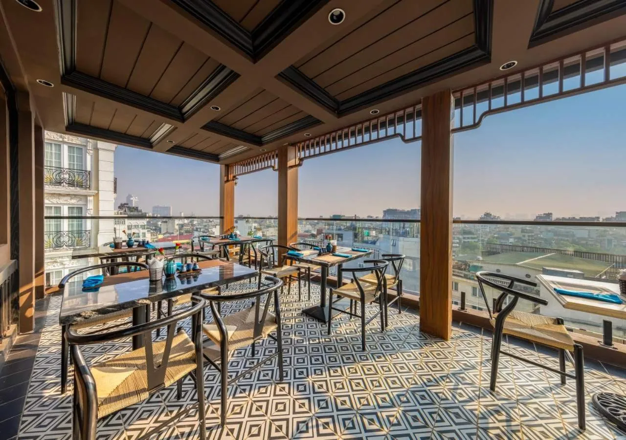Patio in Family Hanoi Hotel