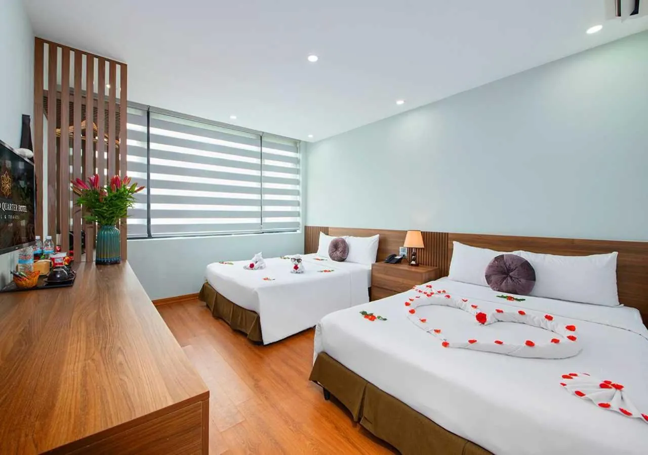 Photo of the whole room, Bed in Family Hanoi Hotel