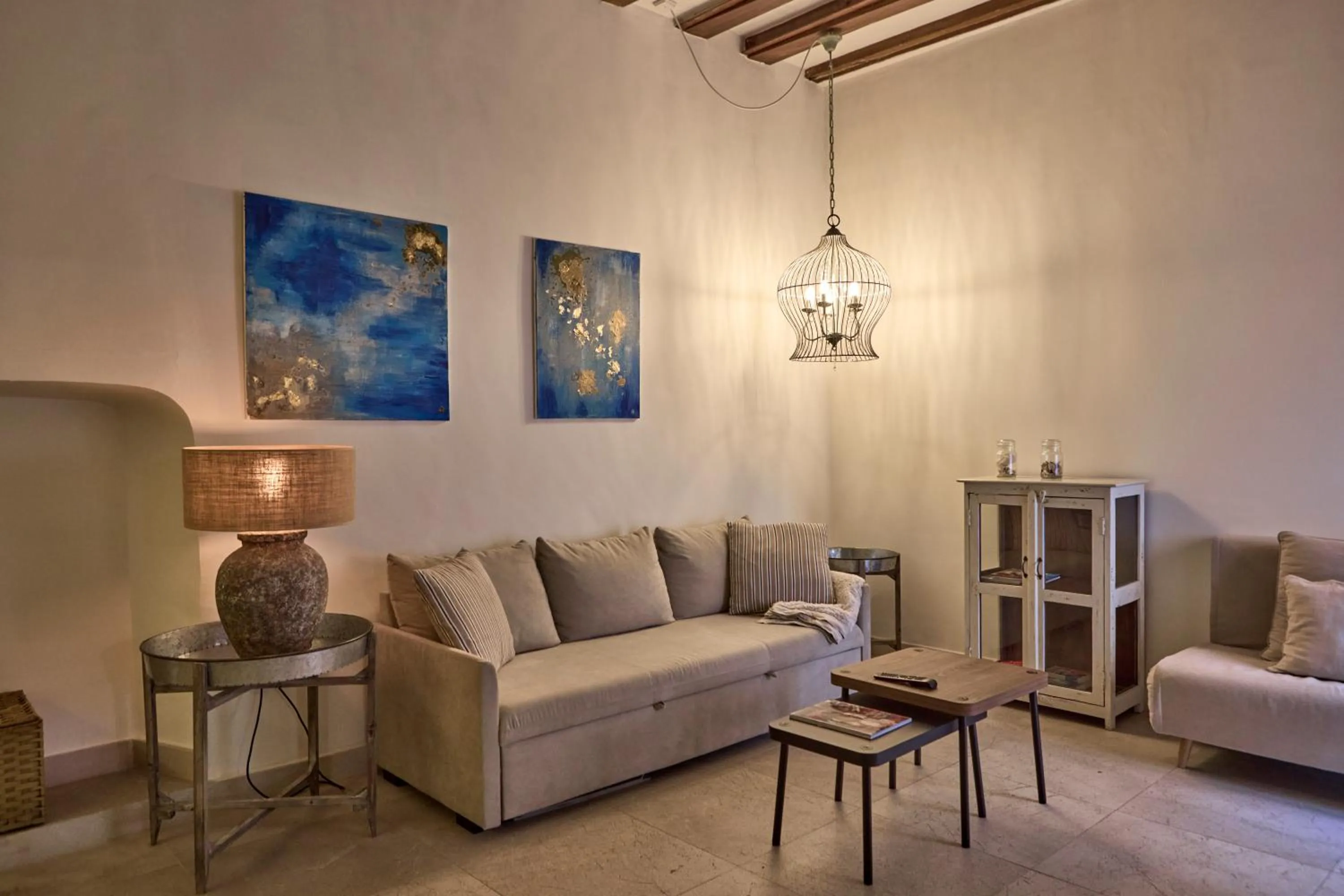 Living room in Can Savella - Turismo de Interior