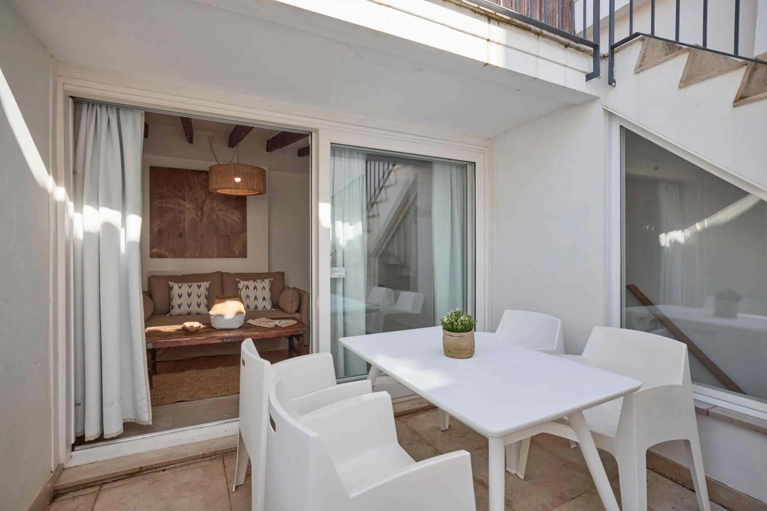 Balcony/Terrace in Can Savella - Turismo de Interior