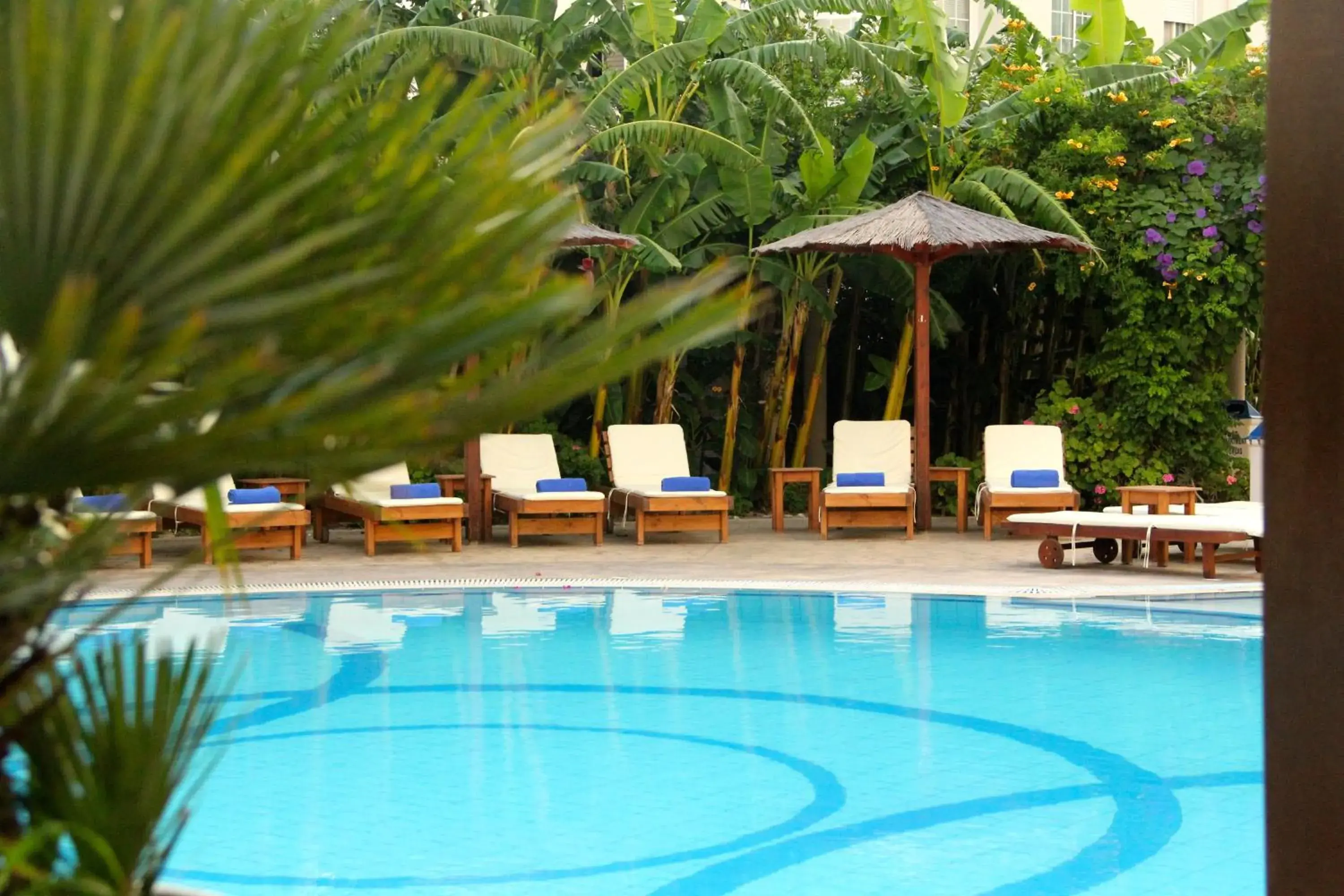 Swimming pool in Peridis Family Resort Swimming pool in Peridis Family Resort