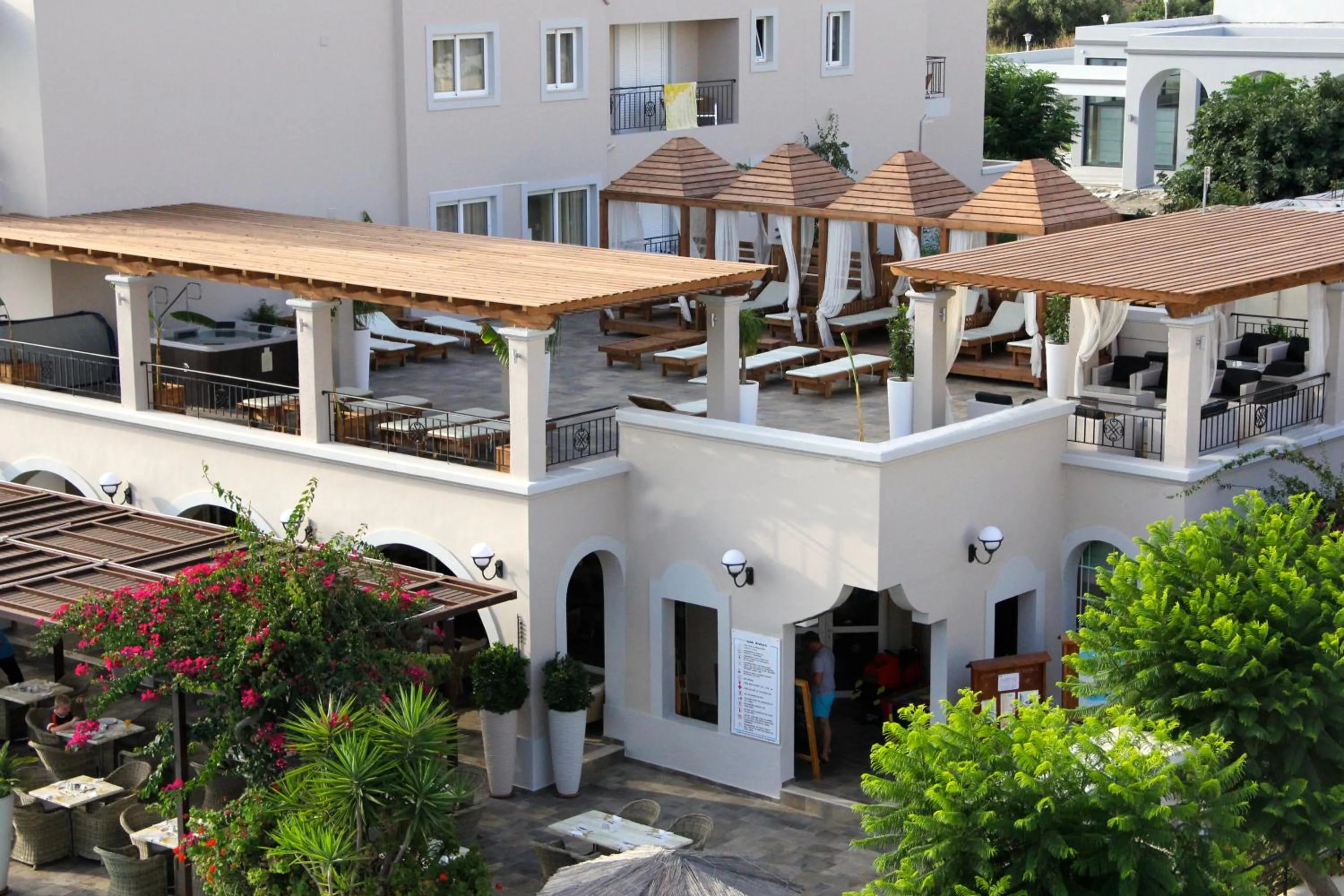 Balcony/Terrace in Peridis Family Resort