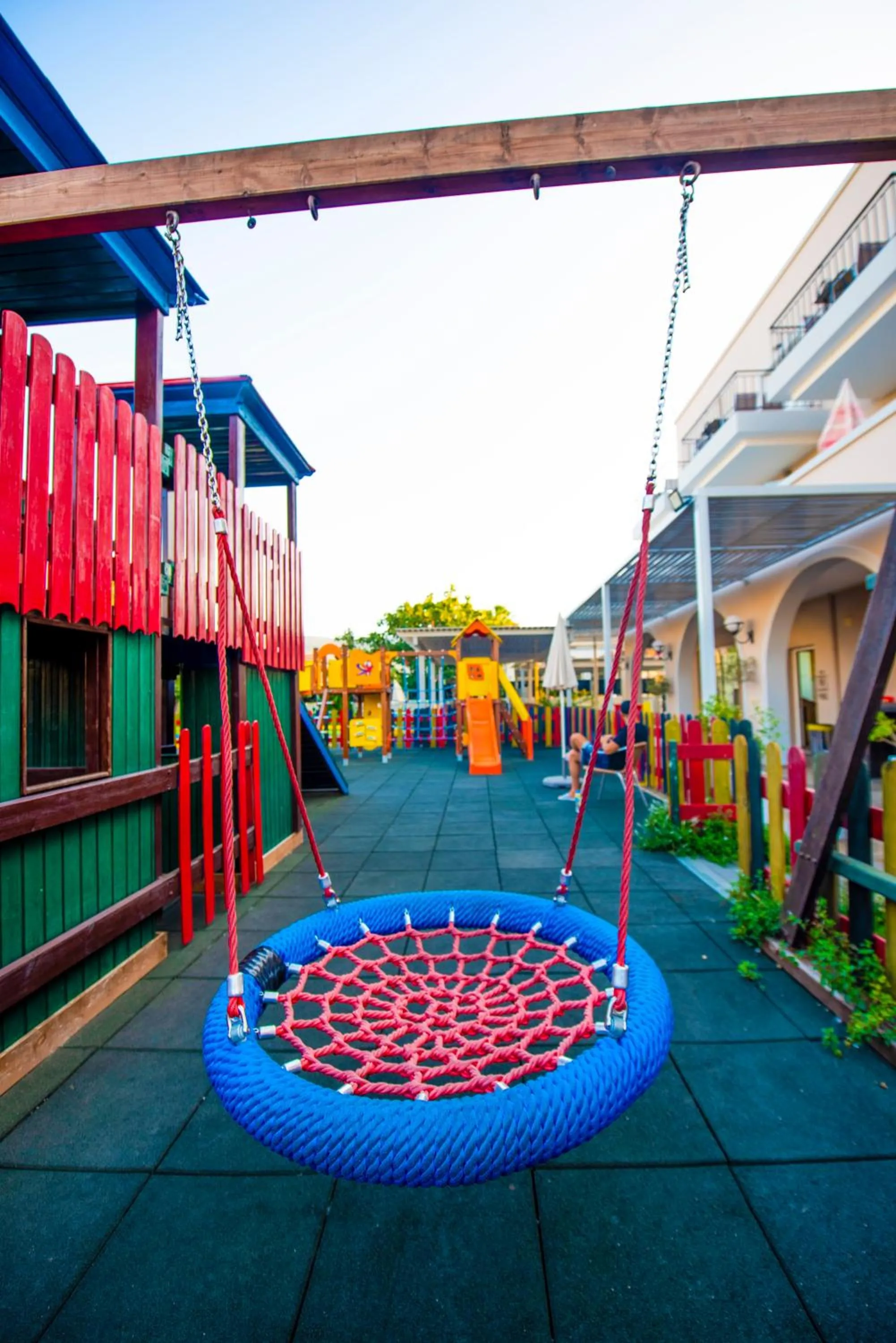 Children play ground in Peridis Family Resort