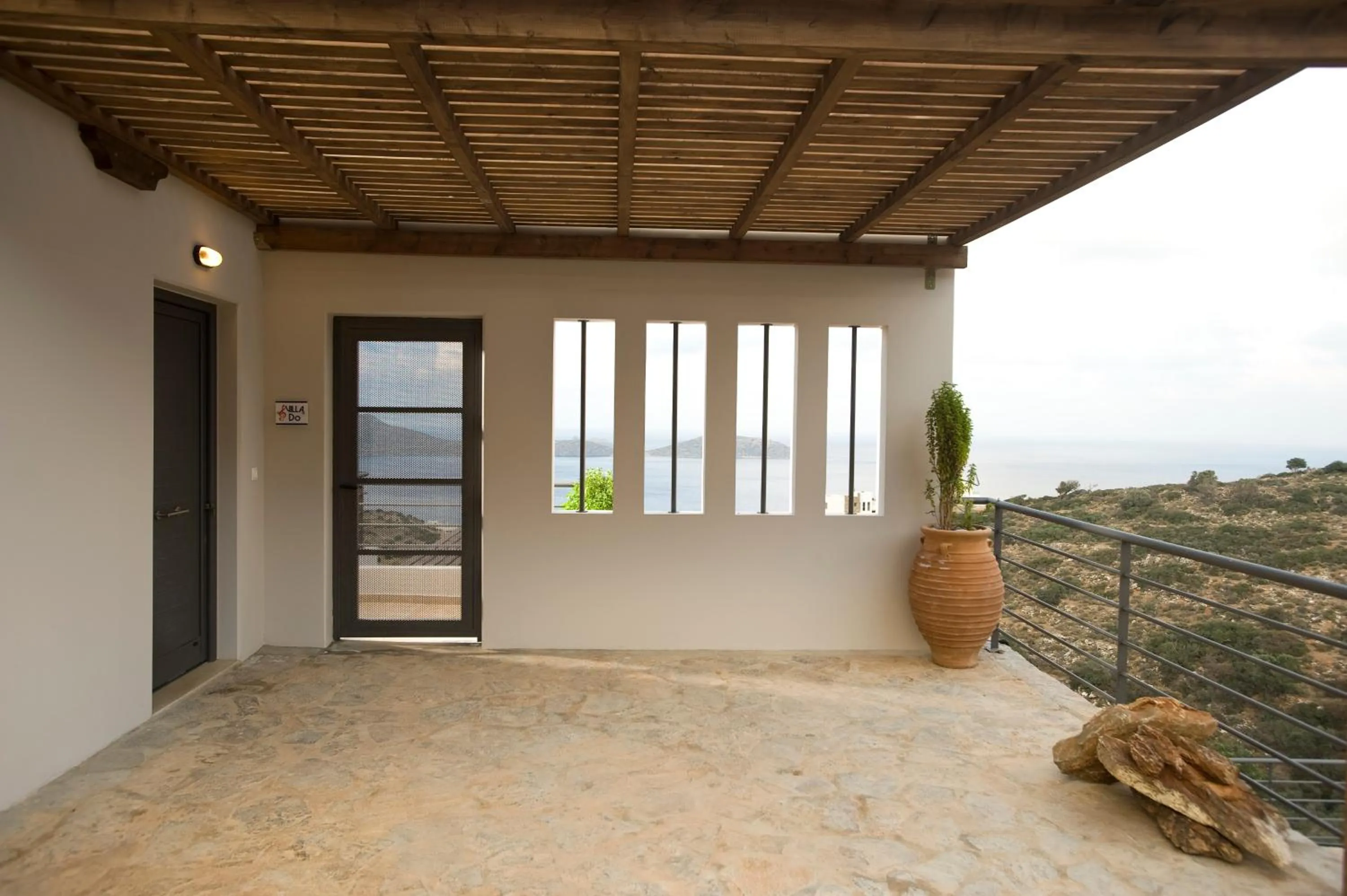 Parking in Elounda Solfez Villas