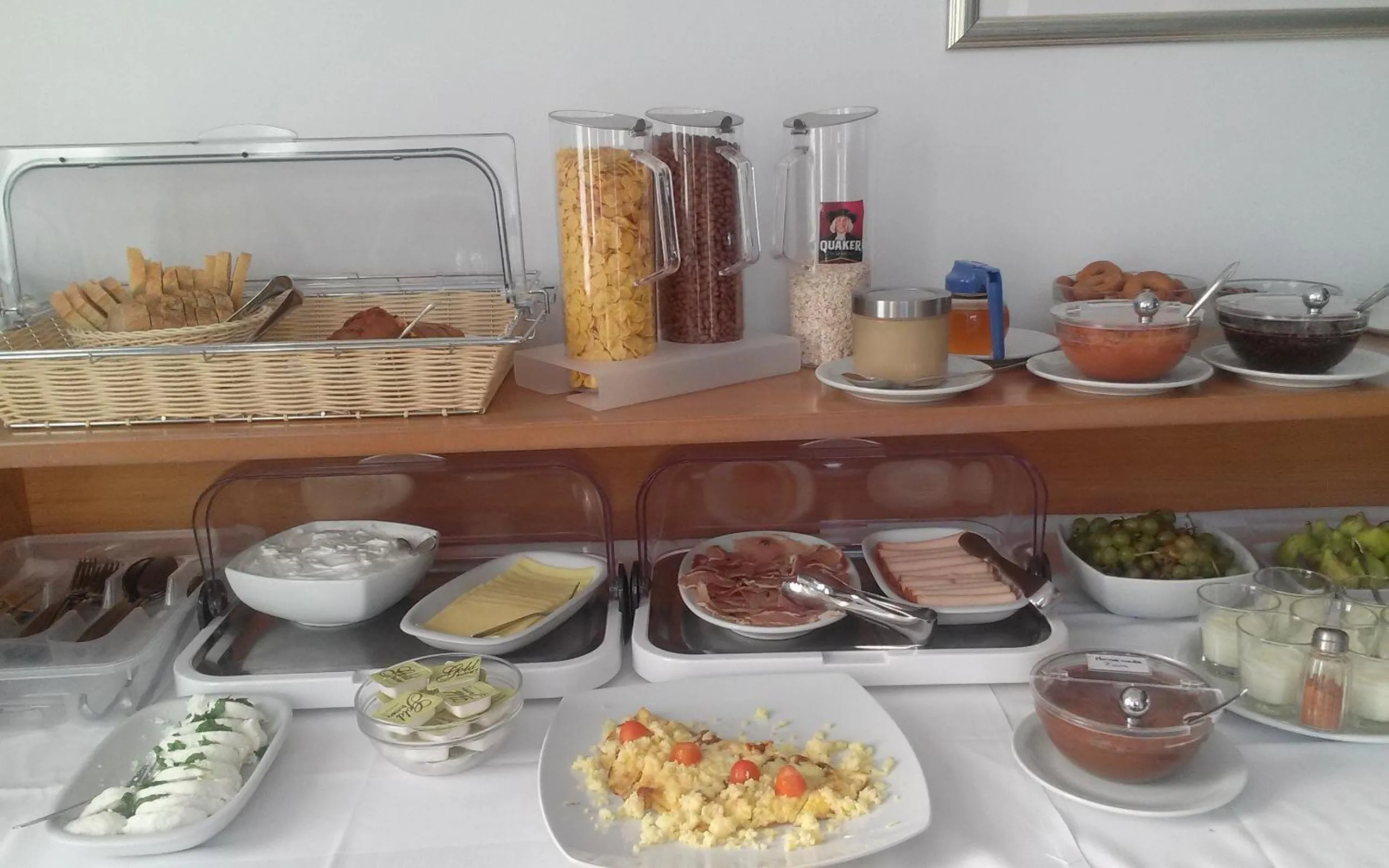 Food in Blue Harmony Hotel