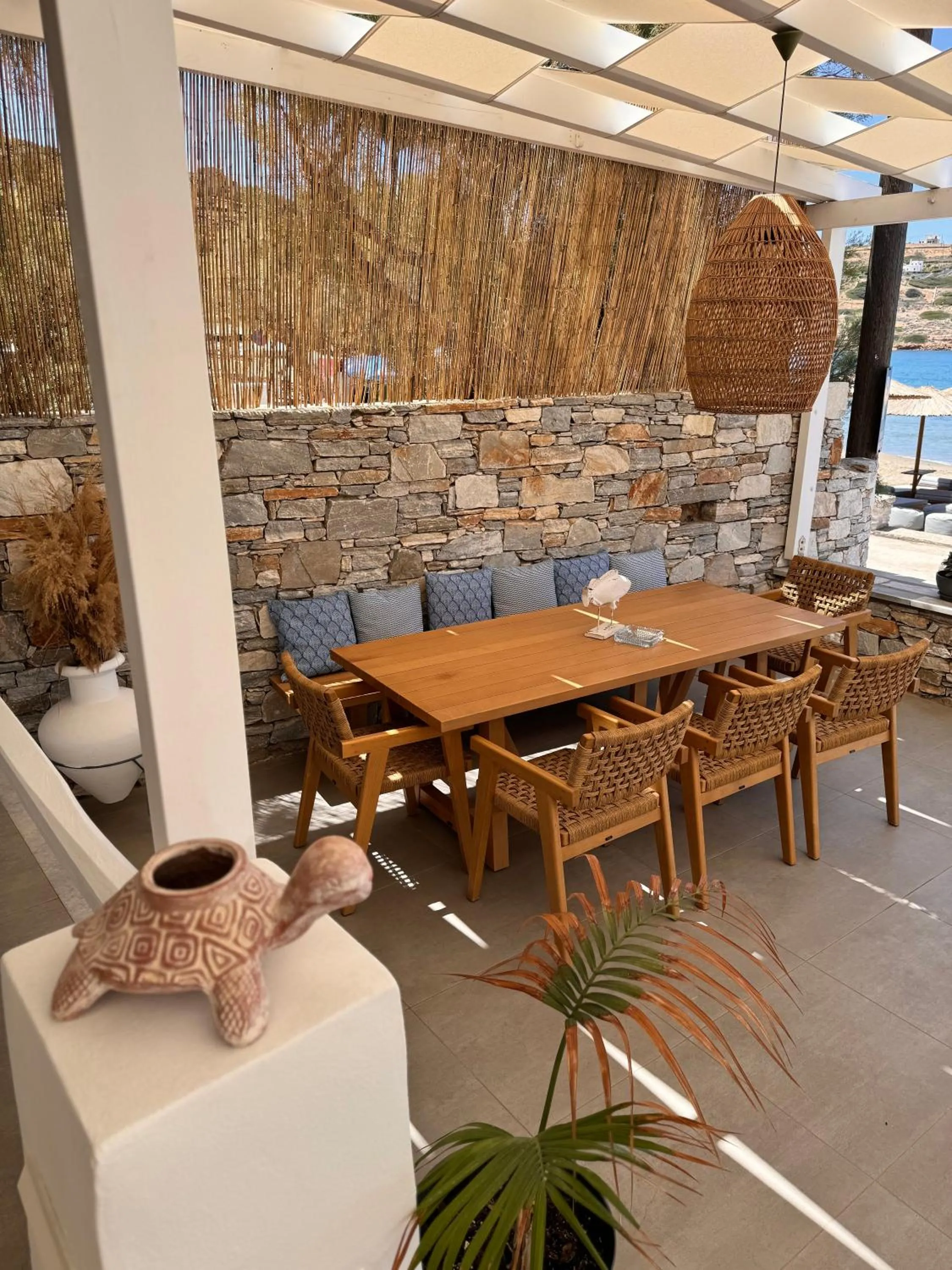Dining area in Blue Harmony Hotel