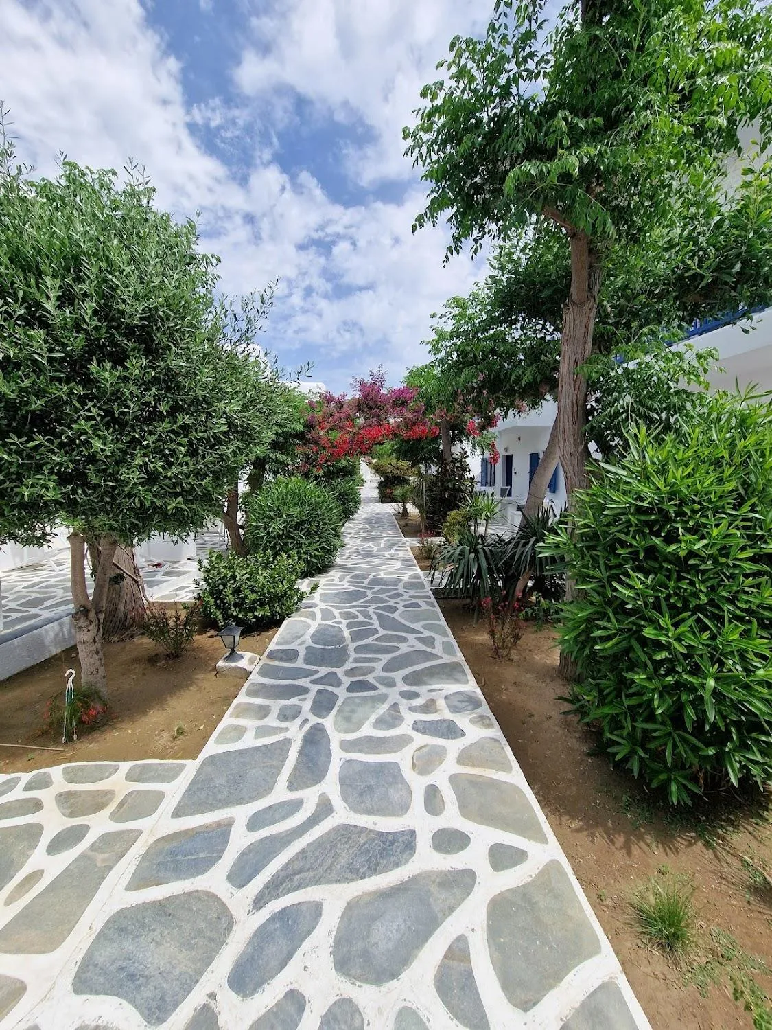 Facade/entrance in Acrogiali Beachfront Hotel Mykonos