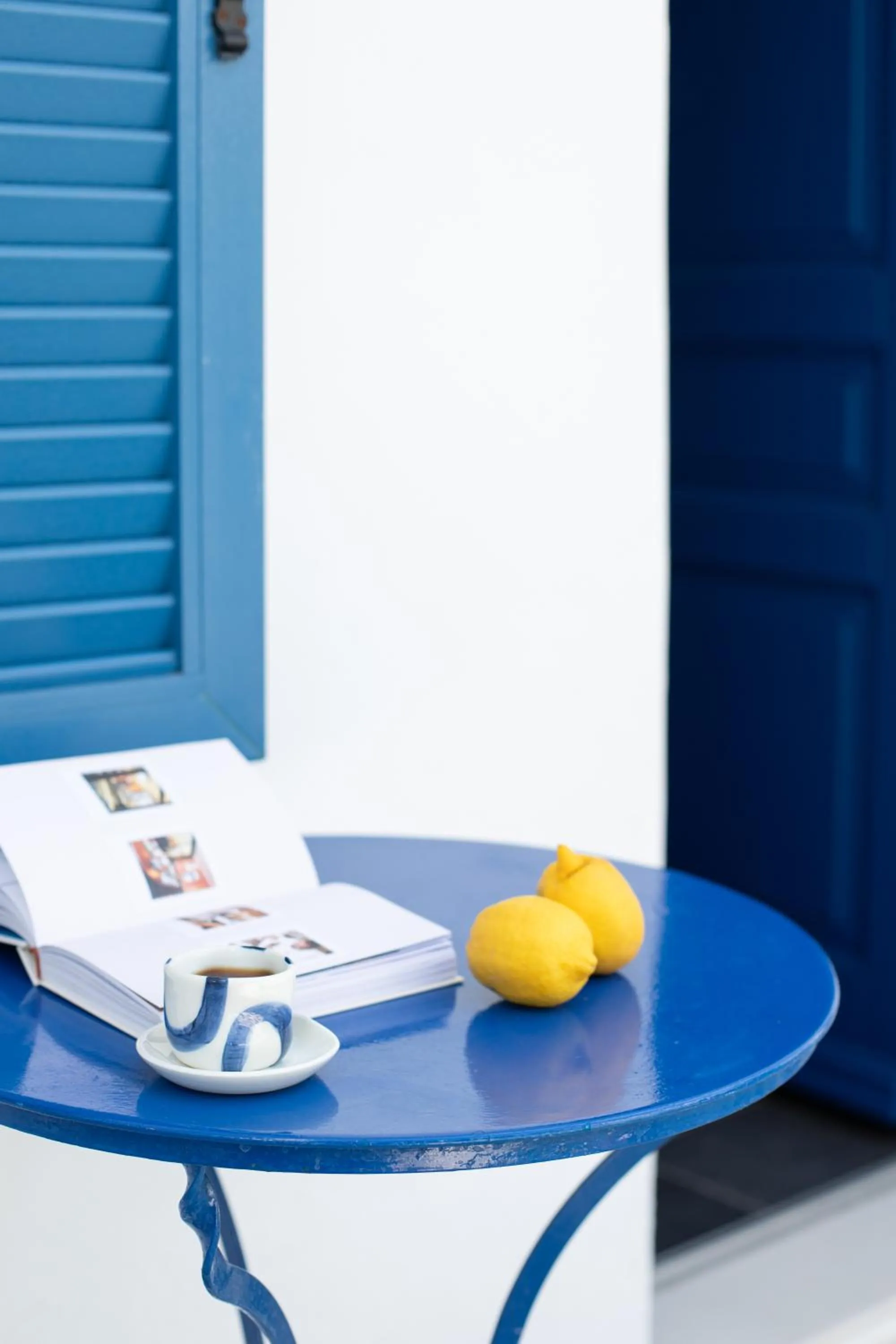 Decorative detail in Acrogiali Beachfront Hotel Mykonos