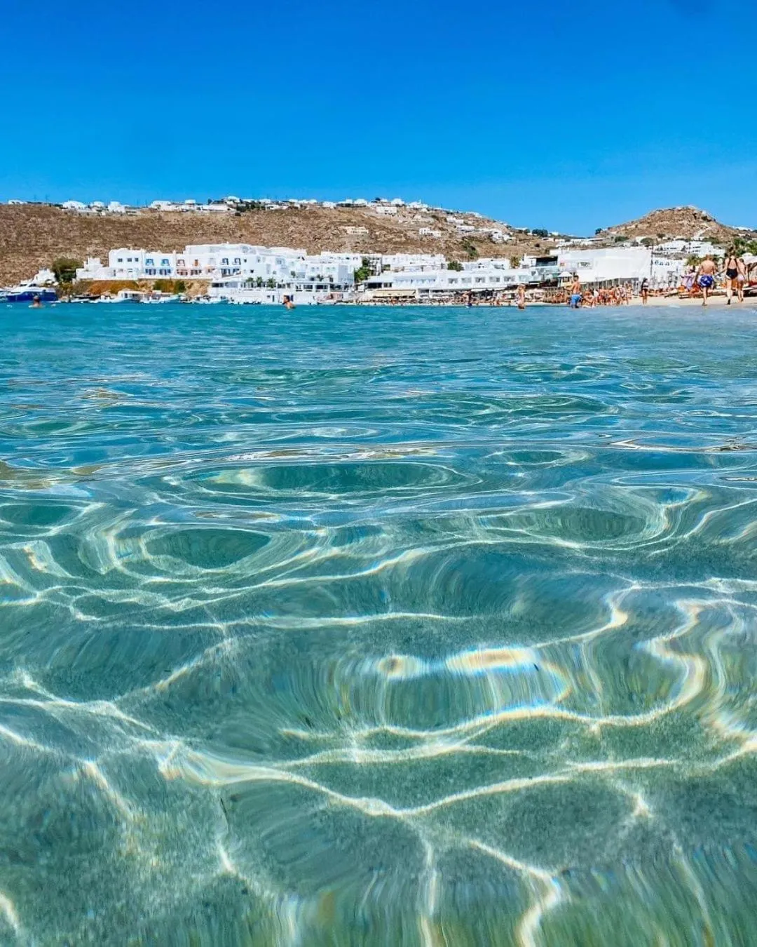 Natural landscape in Acrogiali Beachfront Hotel Mykonos
