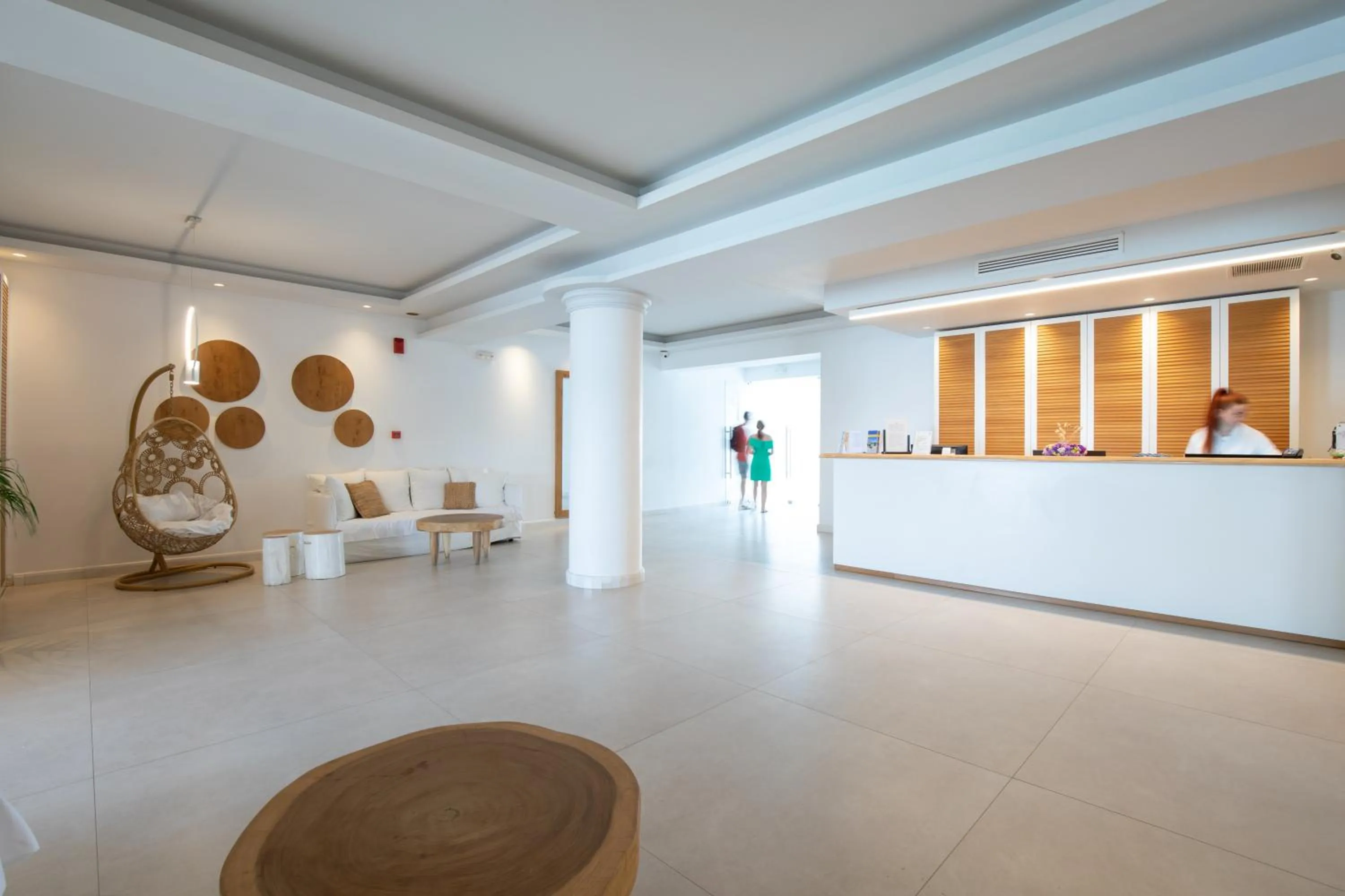 Lobby or reception in Acrogiali Beachfront Hotel Mykonos