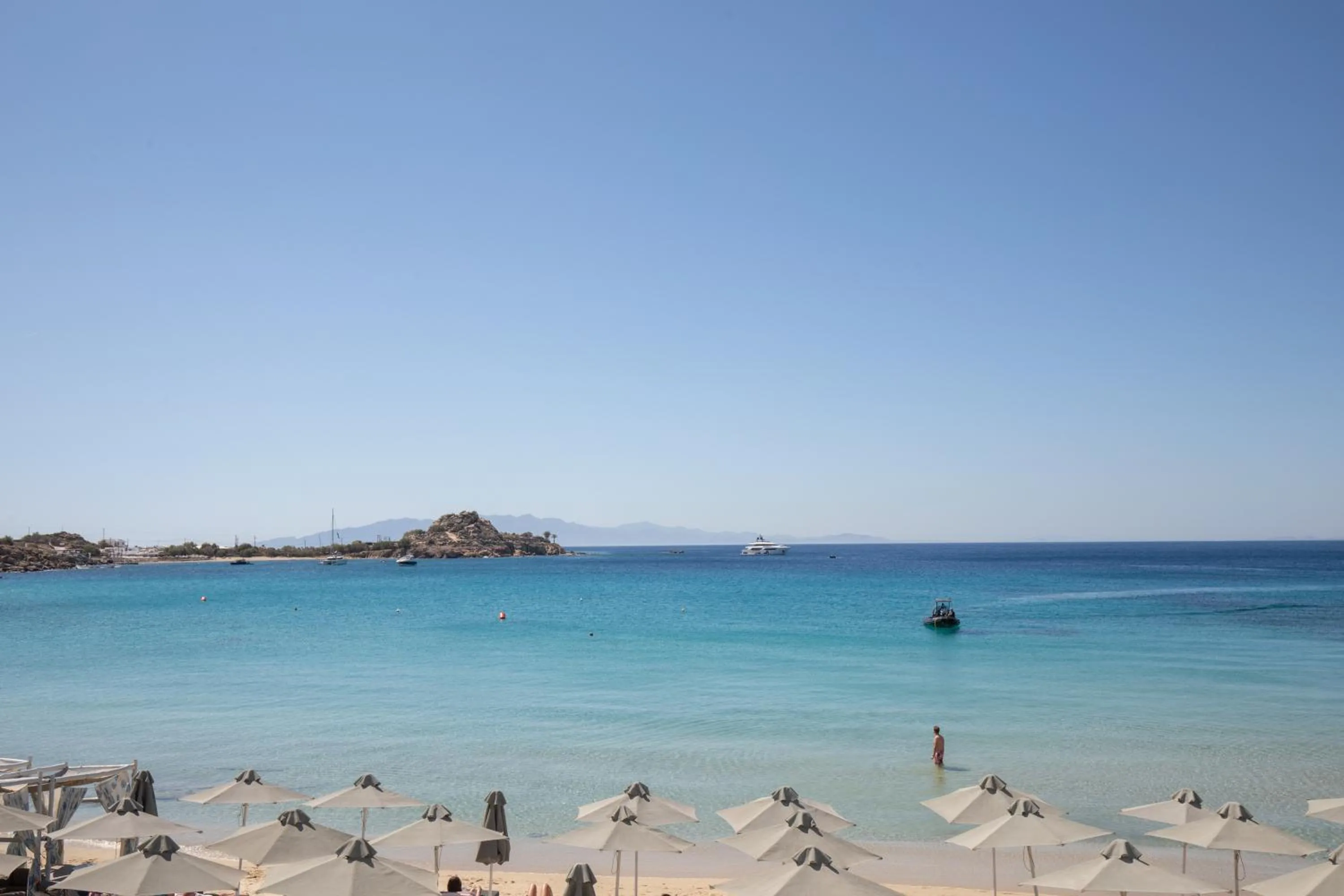 Day in Acrogiali Beachfront Hotel Mykonos