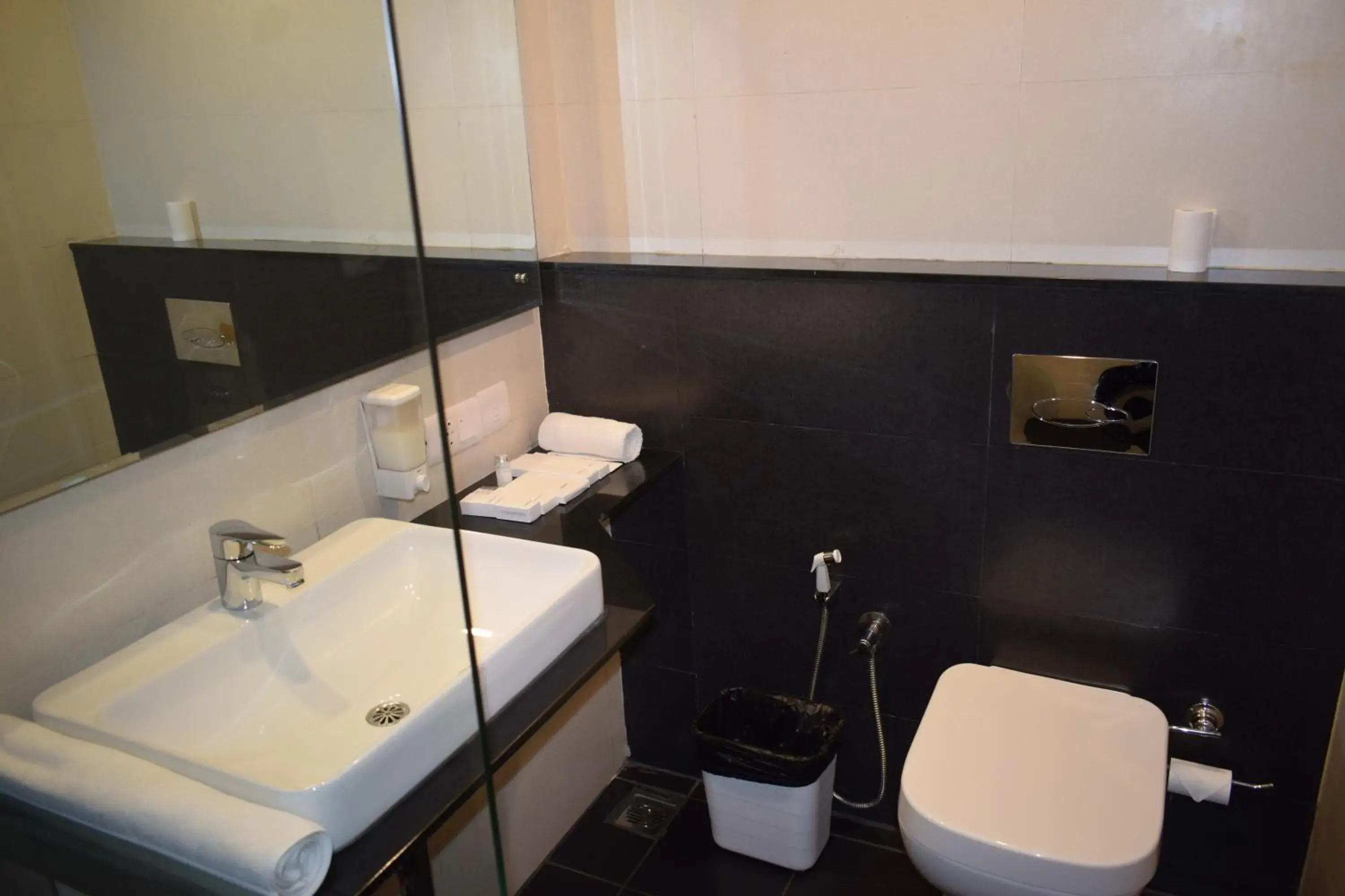 Bathroom in Starlit Suites Kochi Bathroom in Starlit Suites Kochi