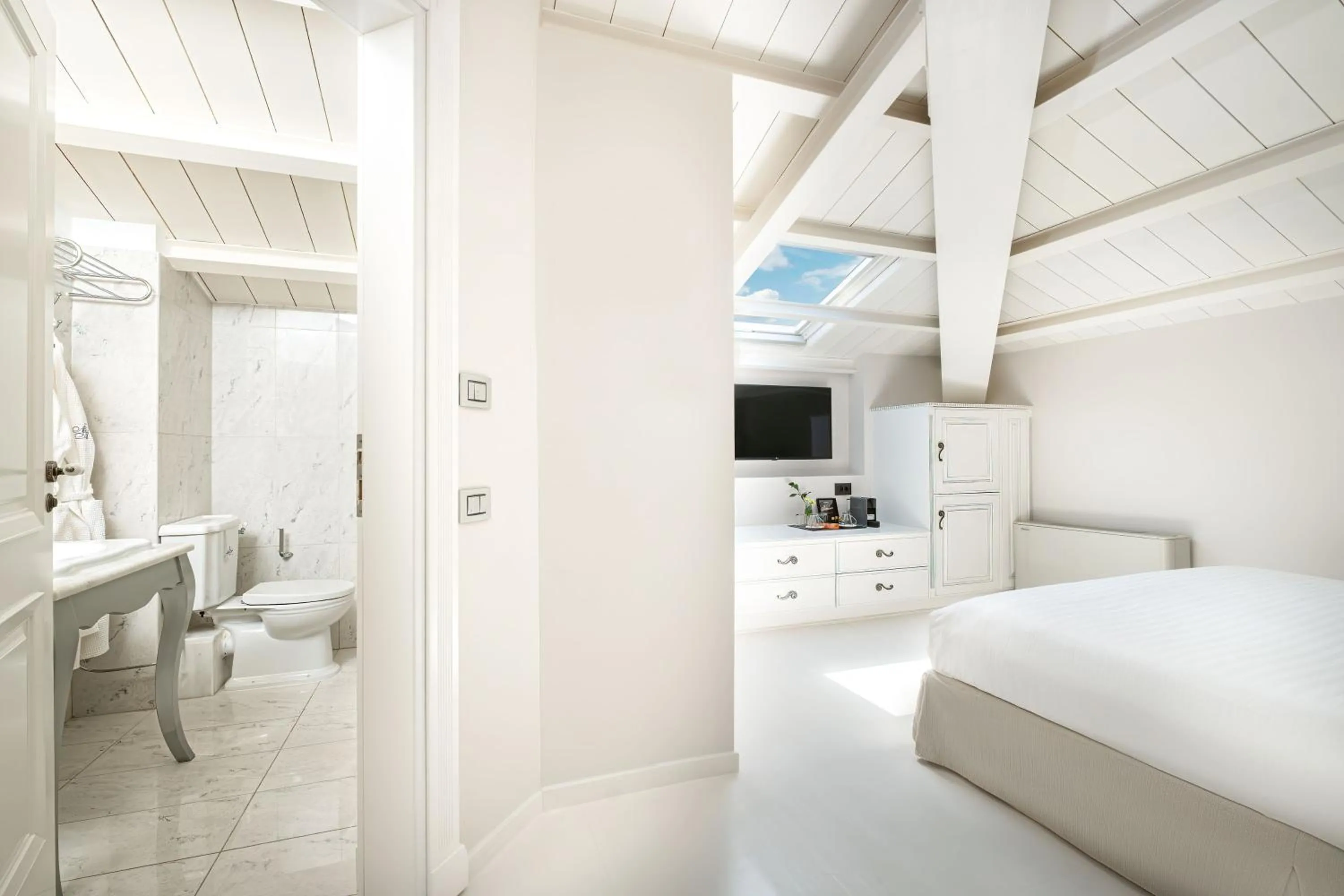 Bed in Micra Anglia Boutique Hotel & Spa