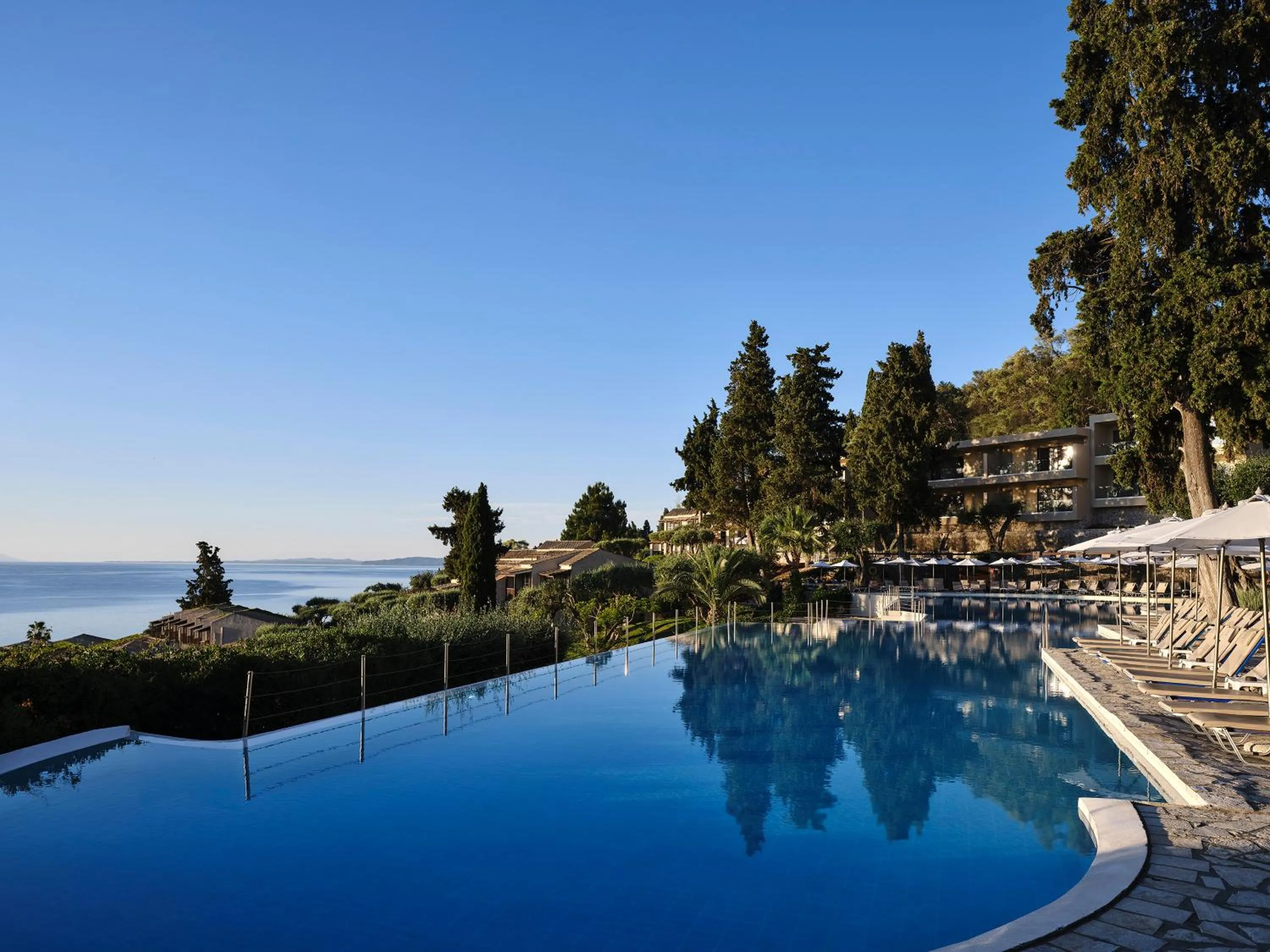 Pool view in Aeolos Beach Resort