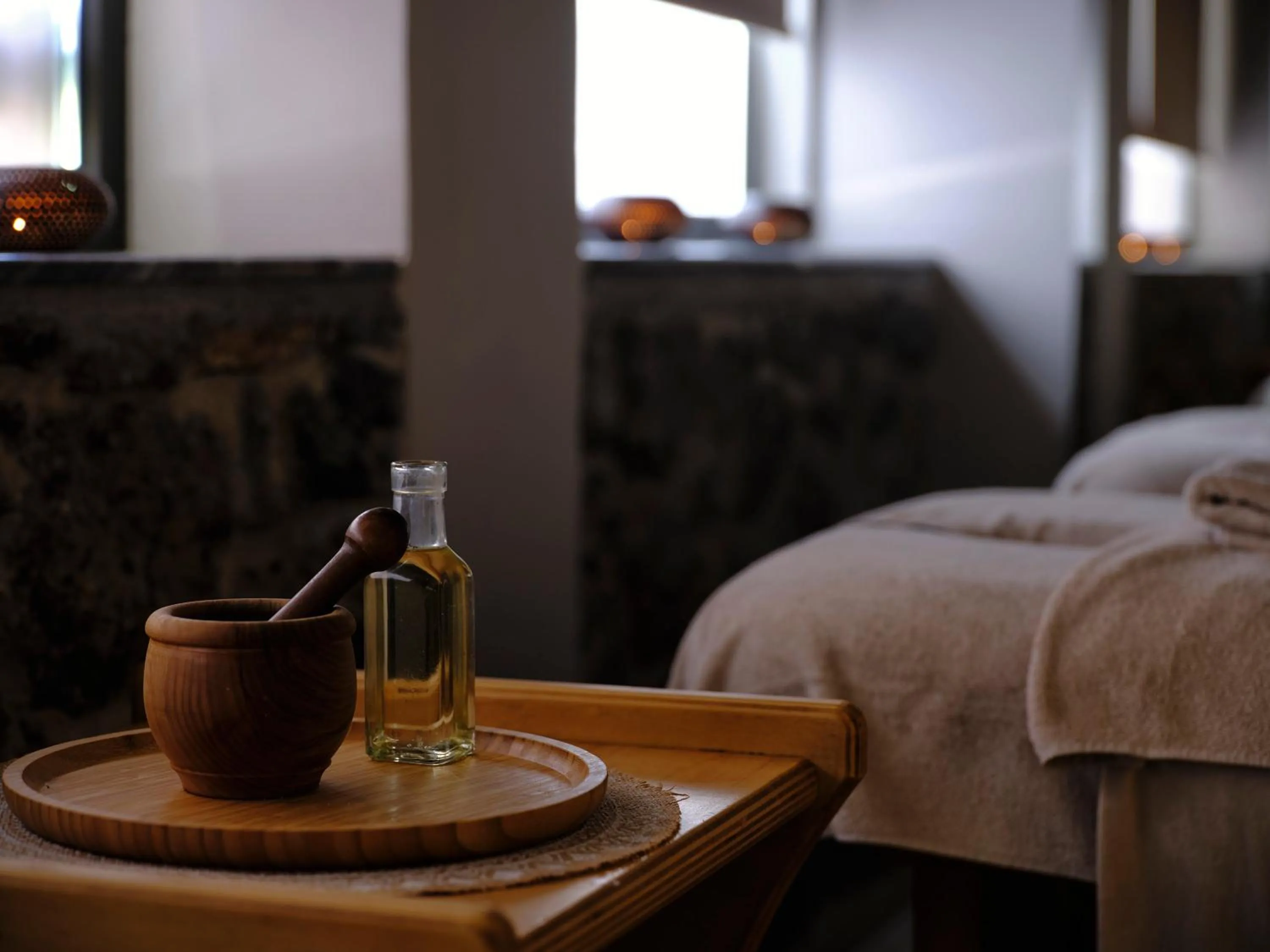 Spa and wellness centre/facilities, Bed in Aeolos Beach Resort