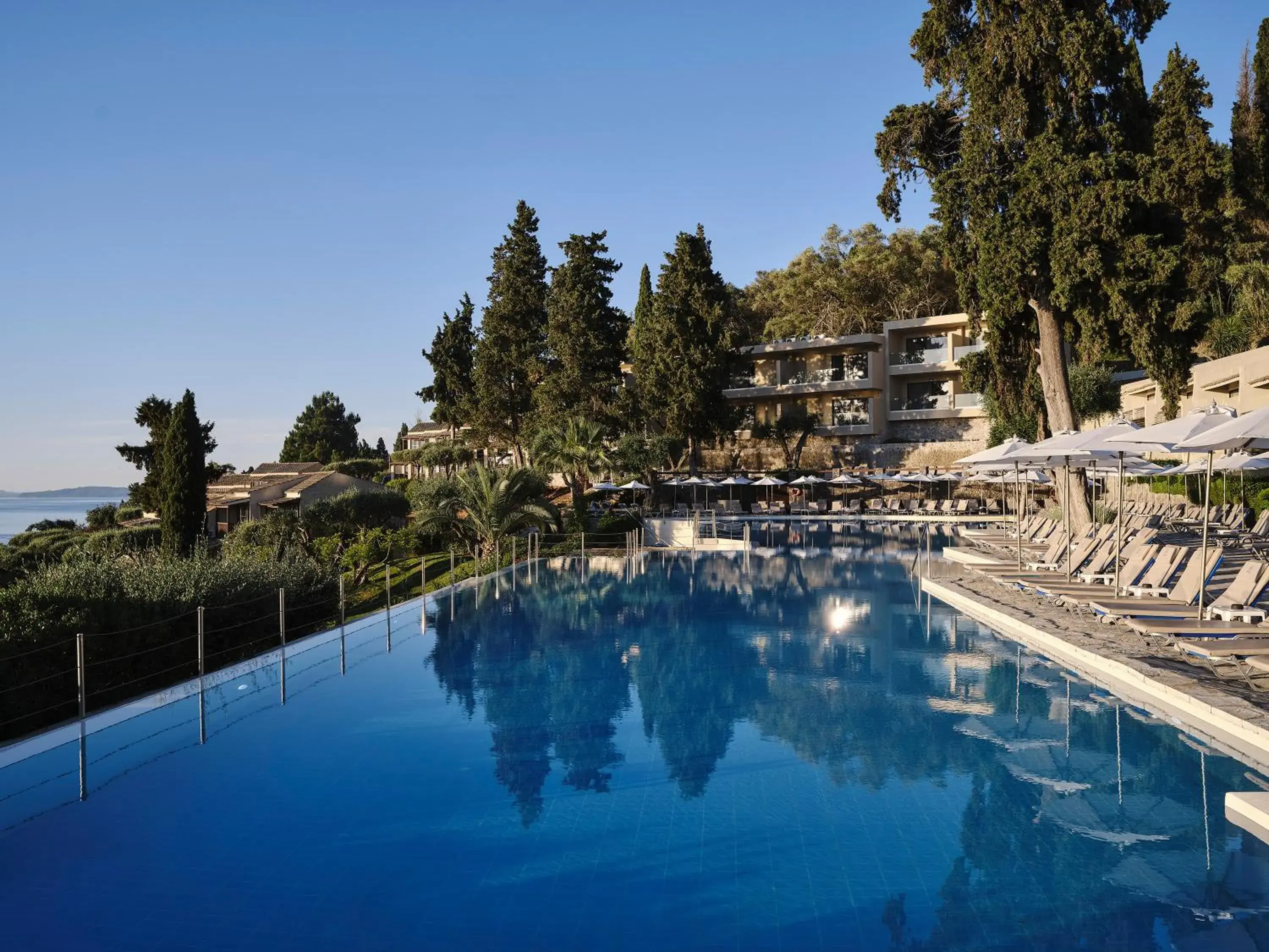 Pool view in Aeolos Beach Resort Pool view in Aeolos Beach Resort