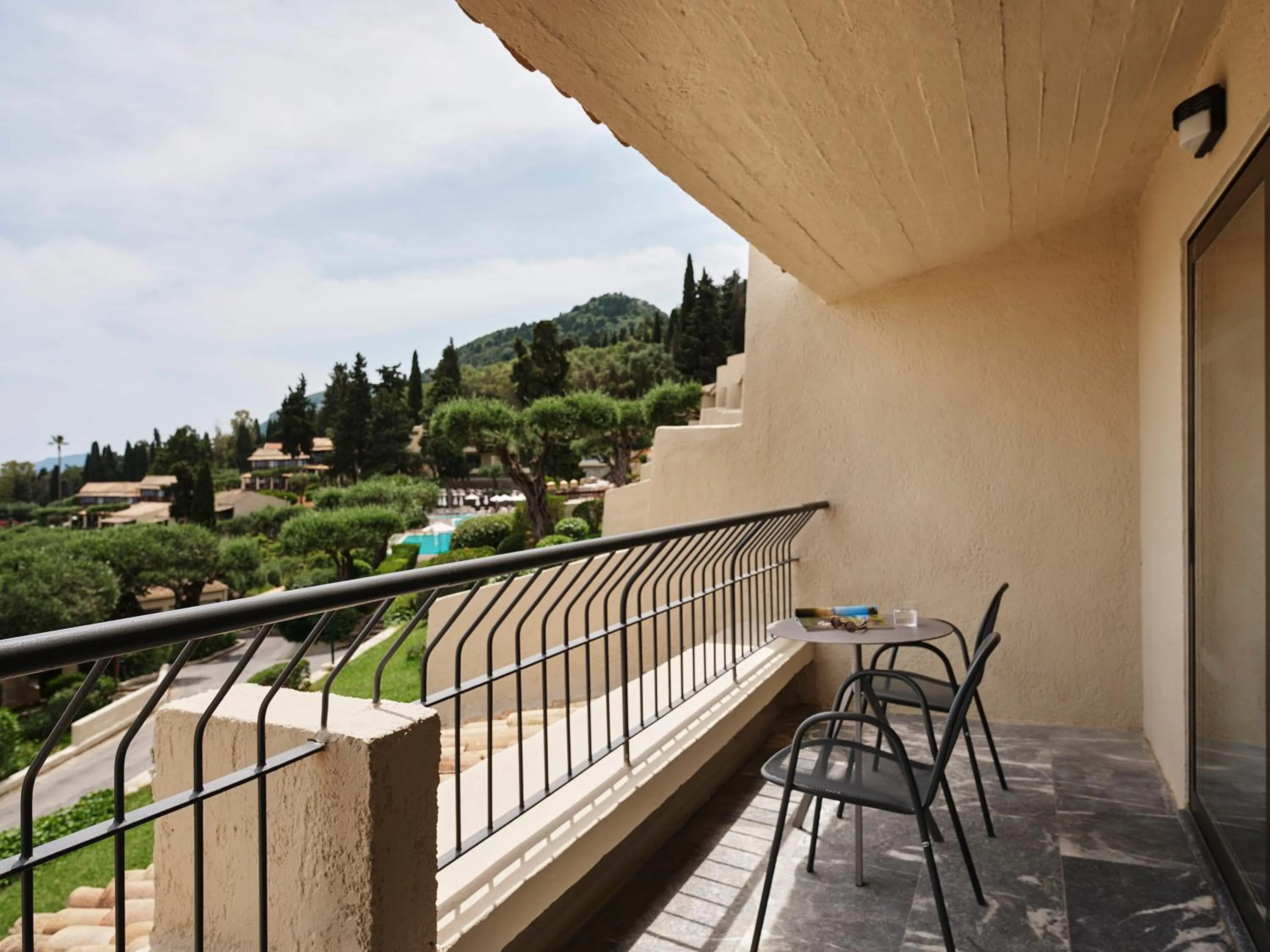 Patio in Aeolos Beach Resort
