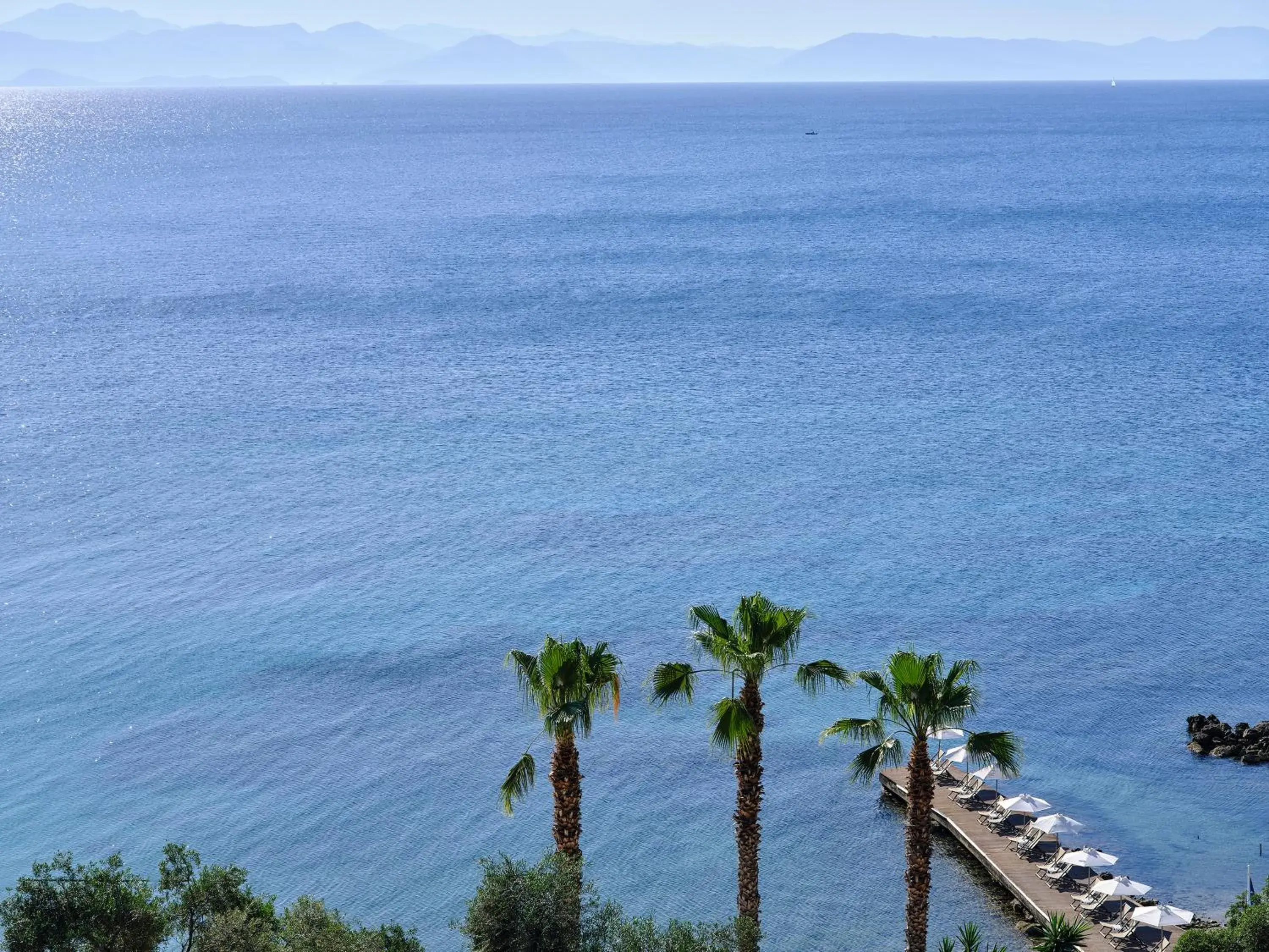 Sea view in Aeolos Beach Resort Sea view in Aeolos Beach Resort