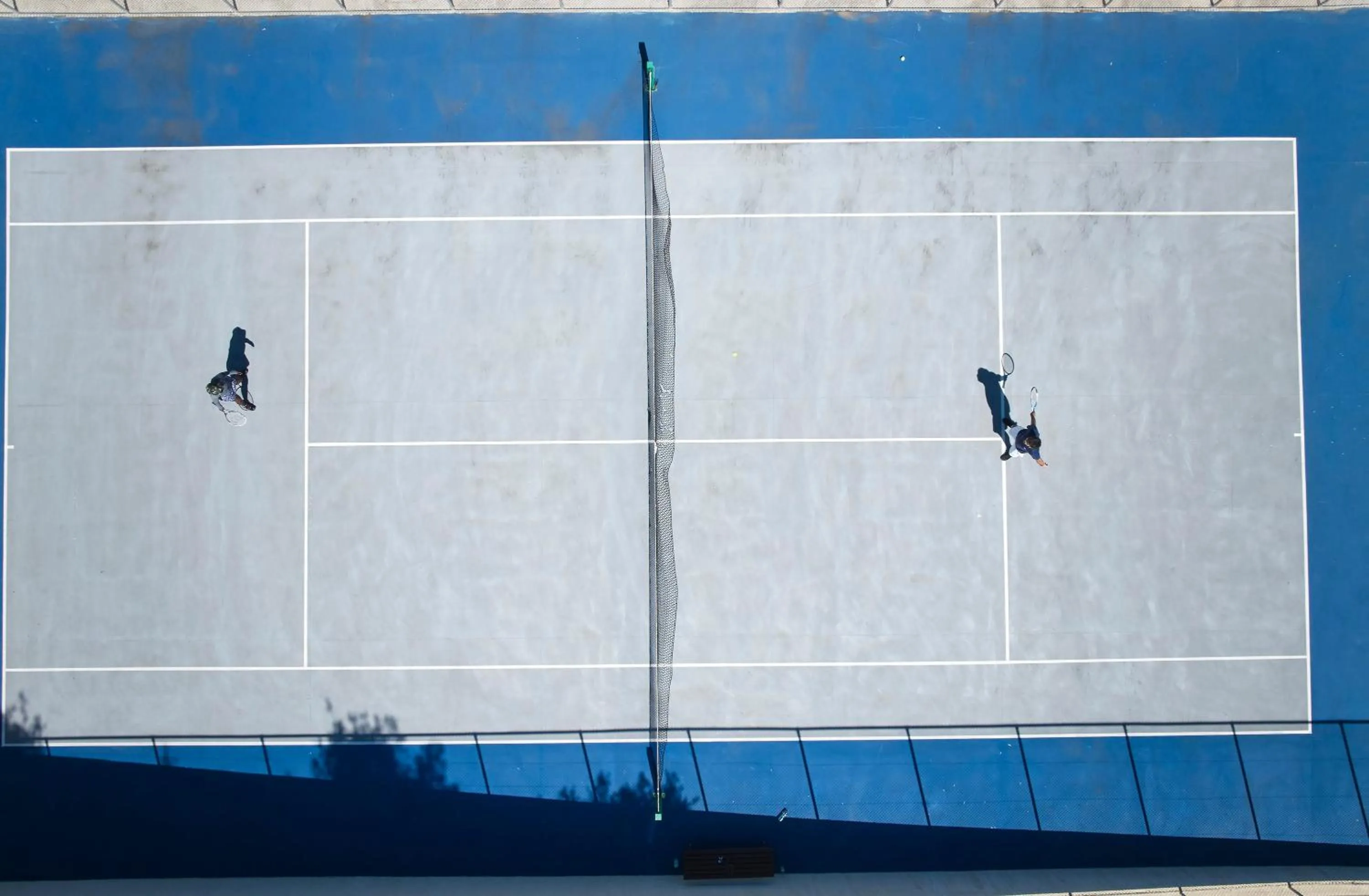 Tennis court in Aeolos Beach Resort