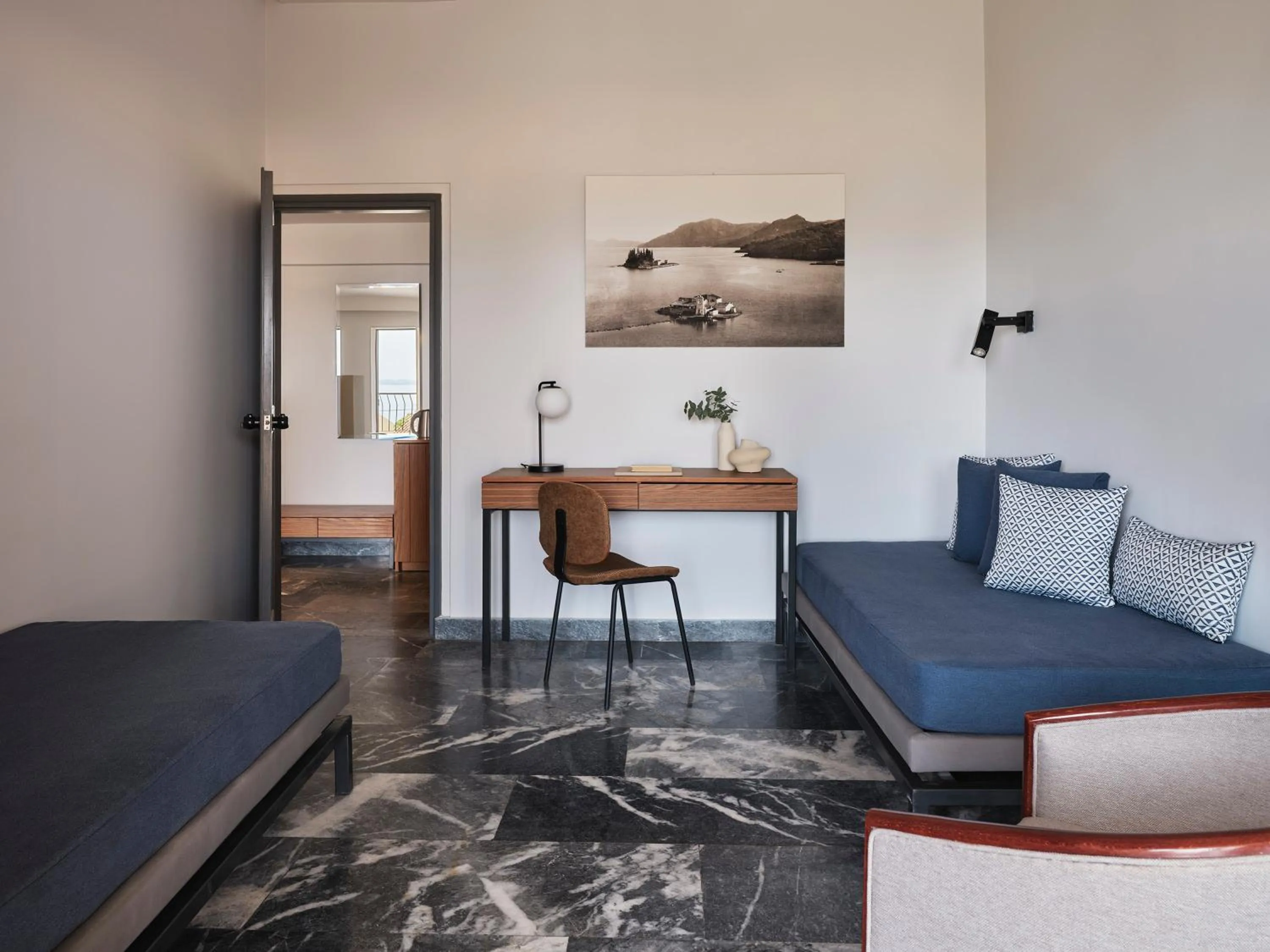 Bedroom in Aeolos Beach Resort