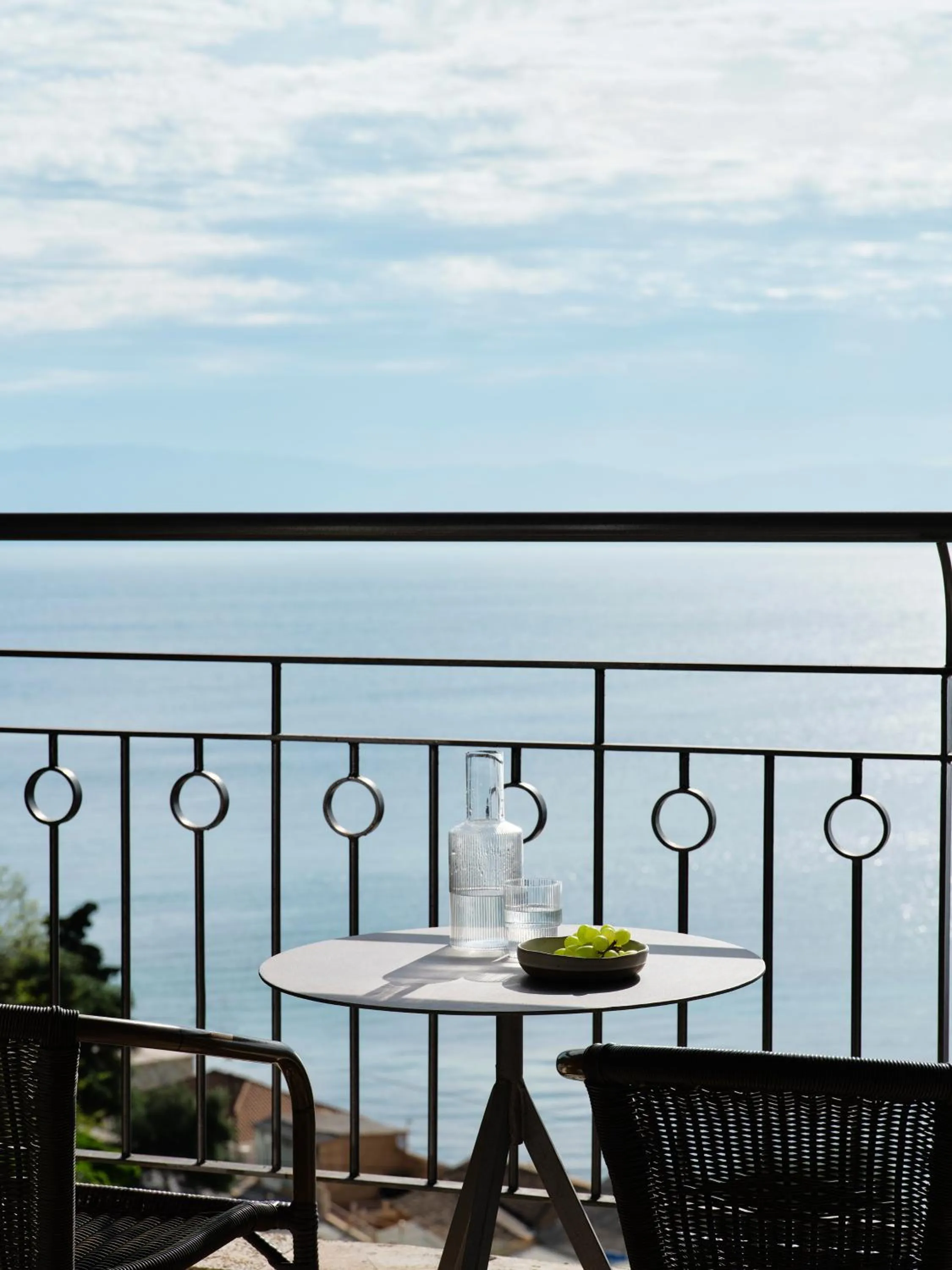 Patio in Aeolos Beach Resort