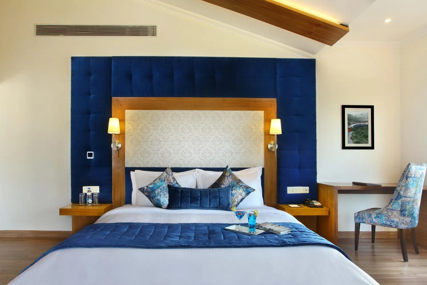 Bed in RS Sarovar Portico