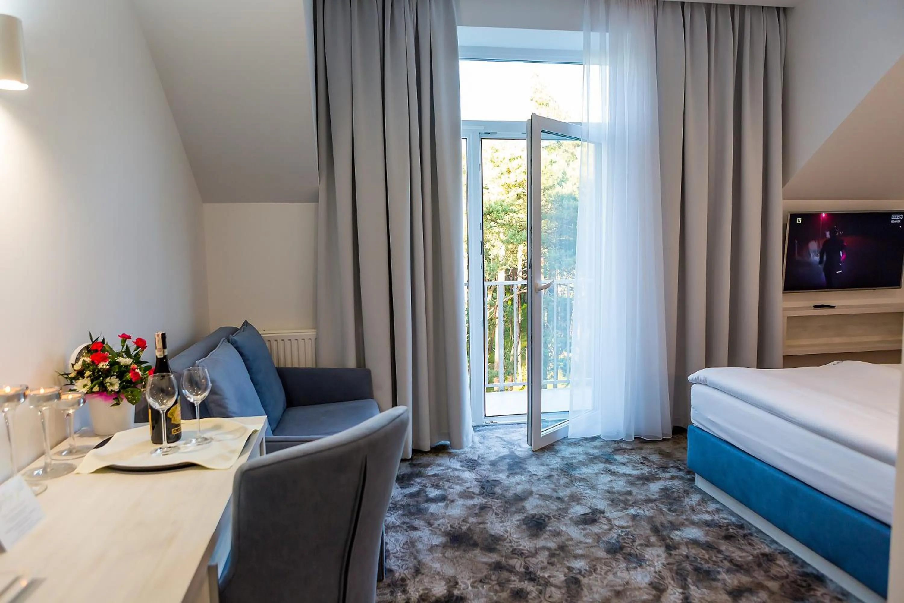 Bed in Hotel Jantar Wellness & Spa