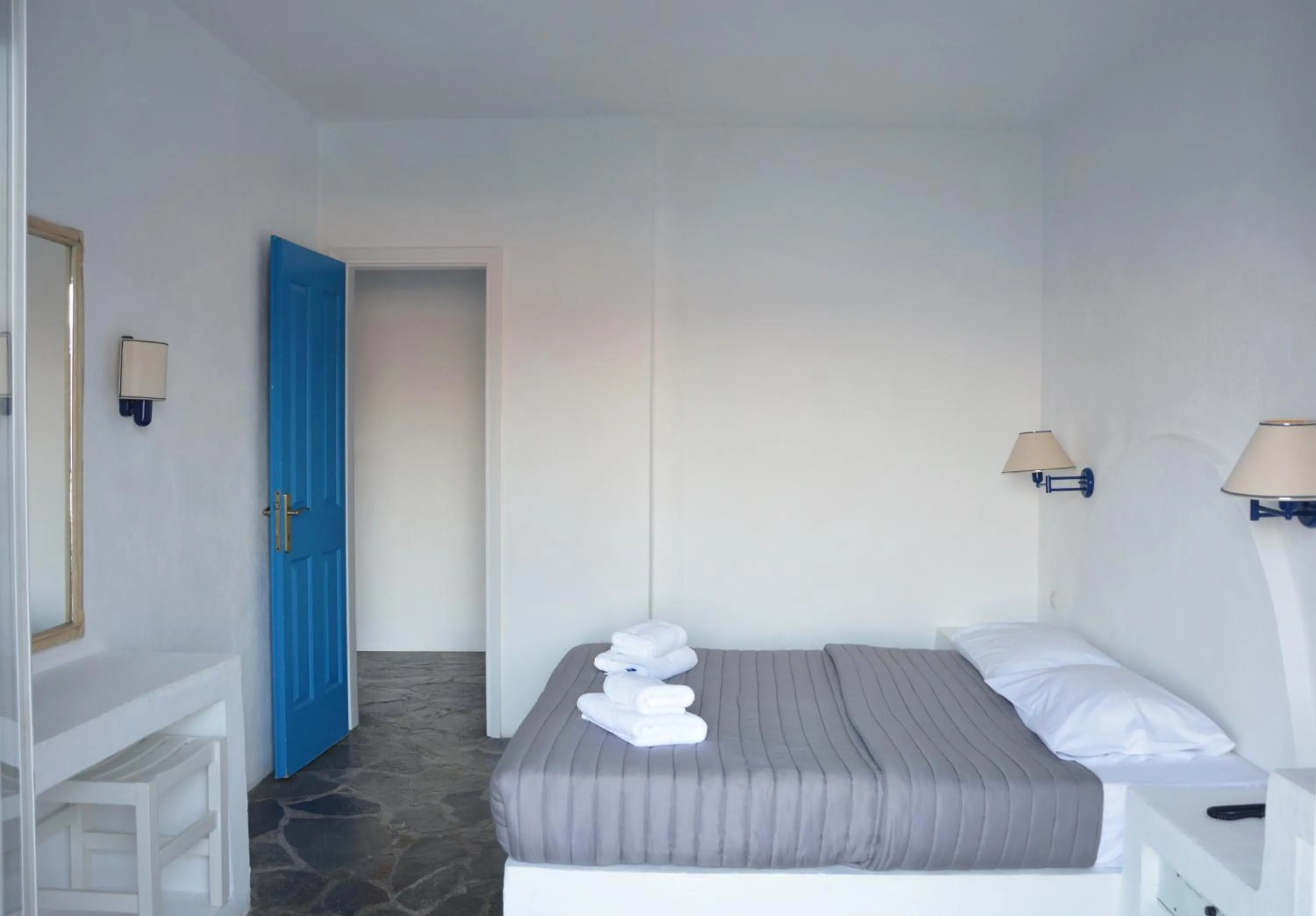 Bedroom, Bed in Patmos Paradise Hotel